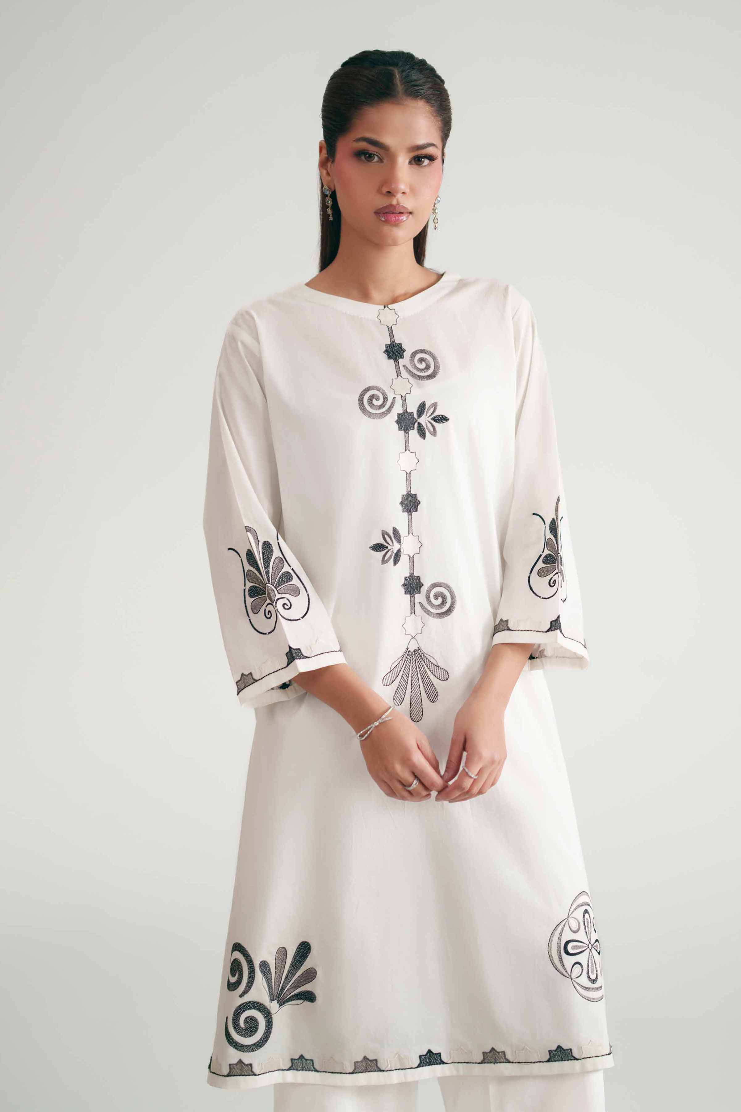 2 Piece - Embroidered Suit - KFE26-171