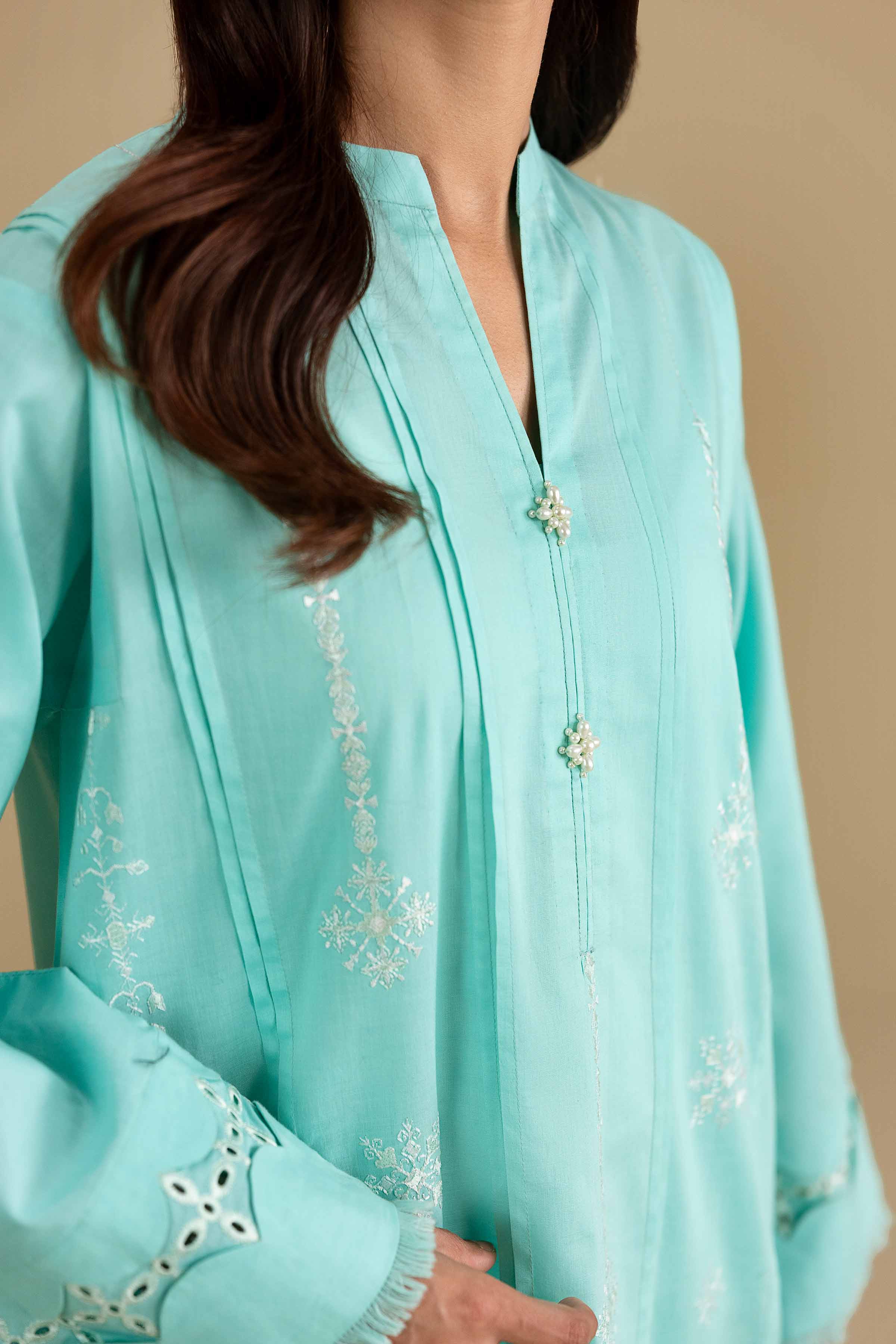 2 Piece - Embroidered Suit - KFE26-173