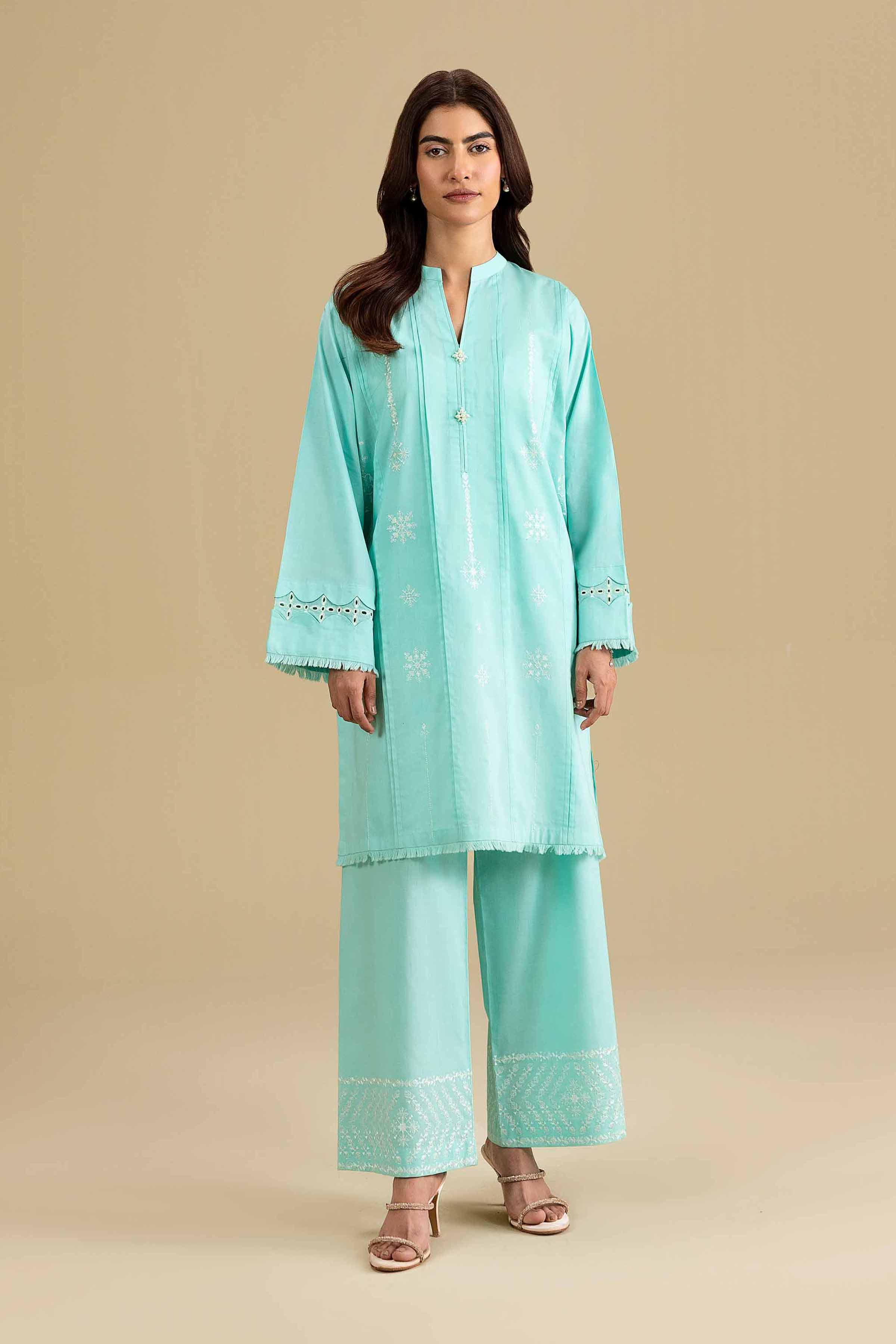 2 Piece - Embroidered Suit - KFE26-173