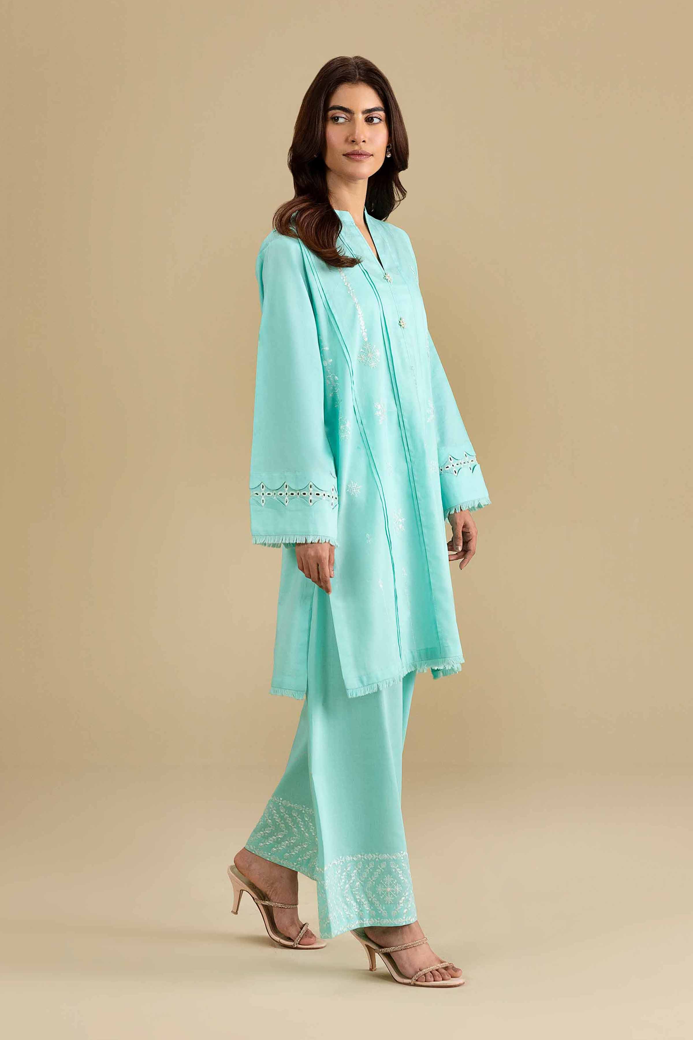 2 Piece - Embroidered Suit - KFE26-173