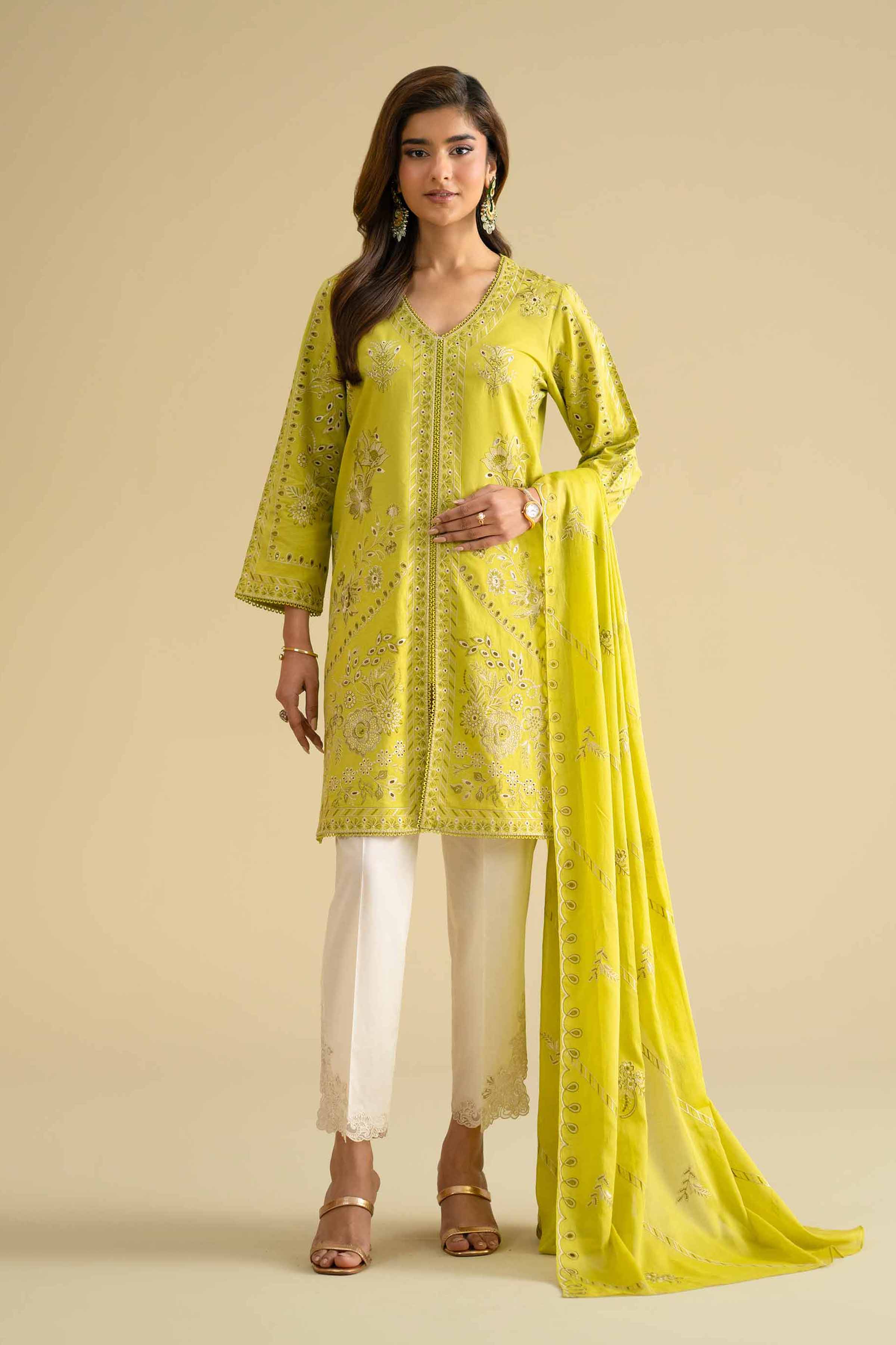 2 Piece - Embroidered Suit - KFE26-18 for Women - Pret Collection | Nishat | Shop Online
