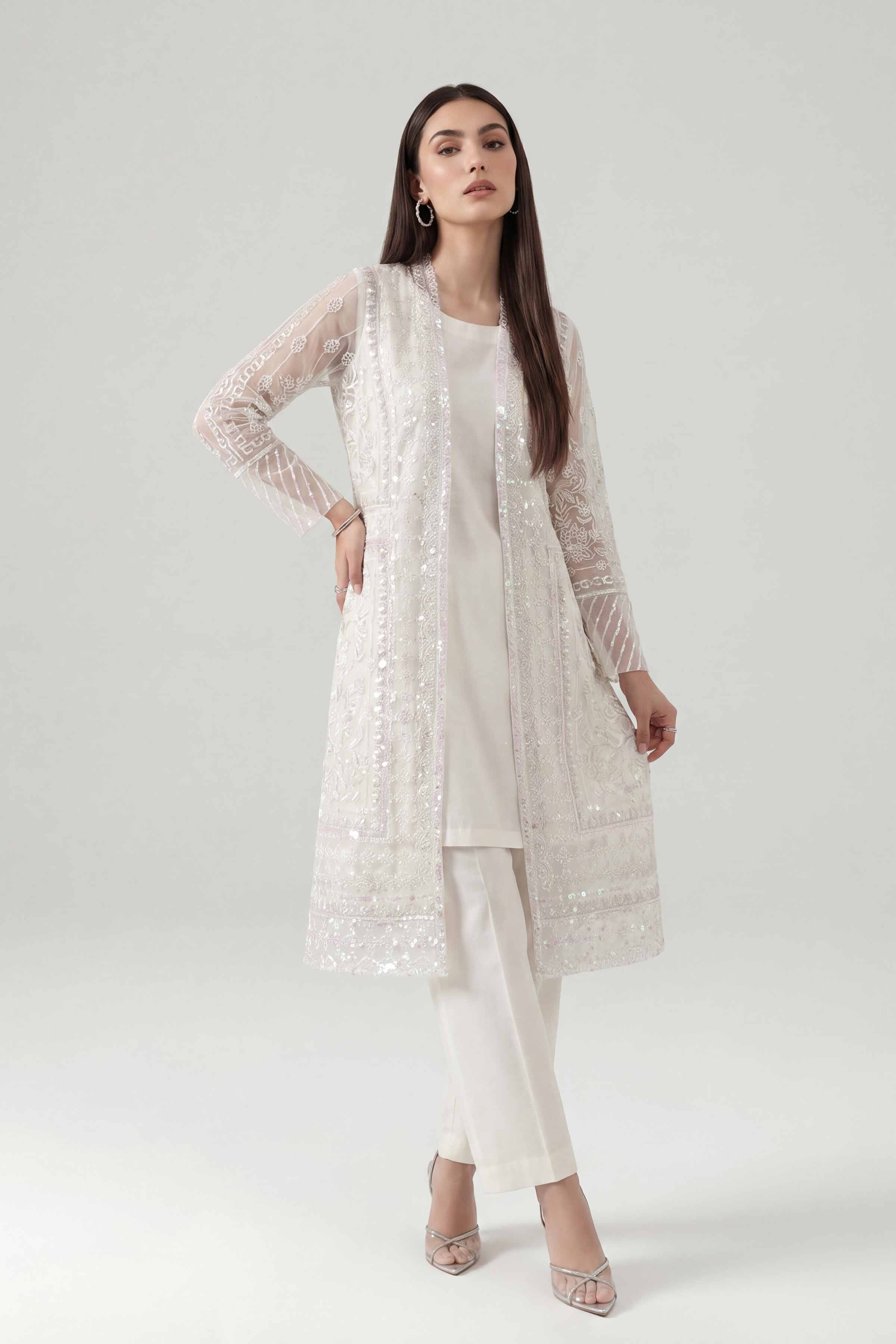 3 Piece - Embroidered Suit - KFE26-180
