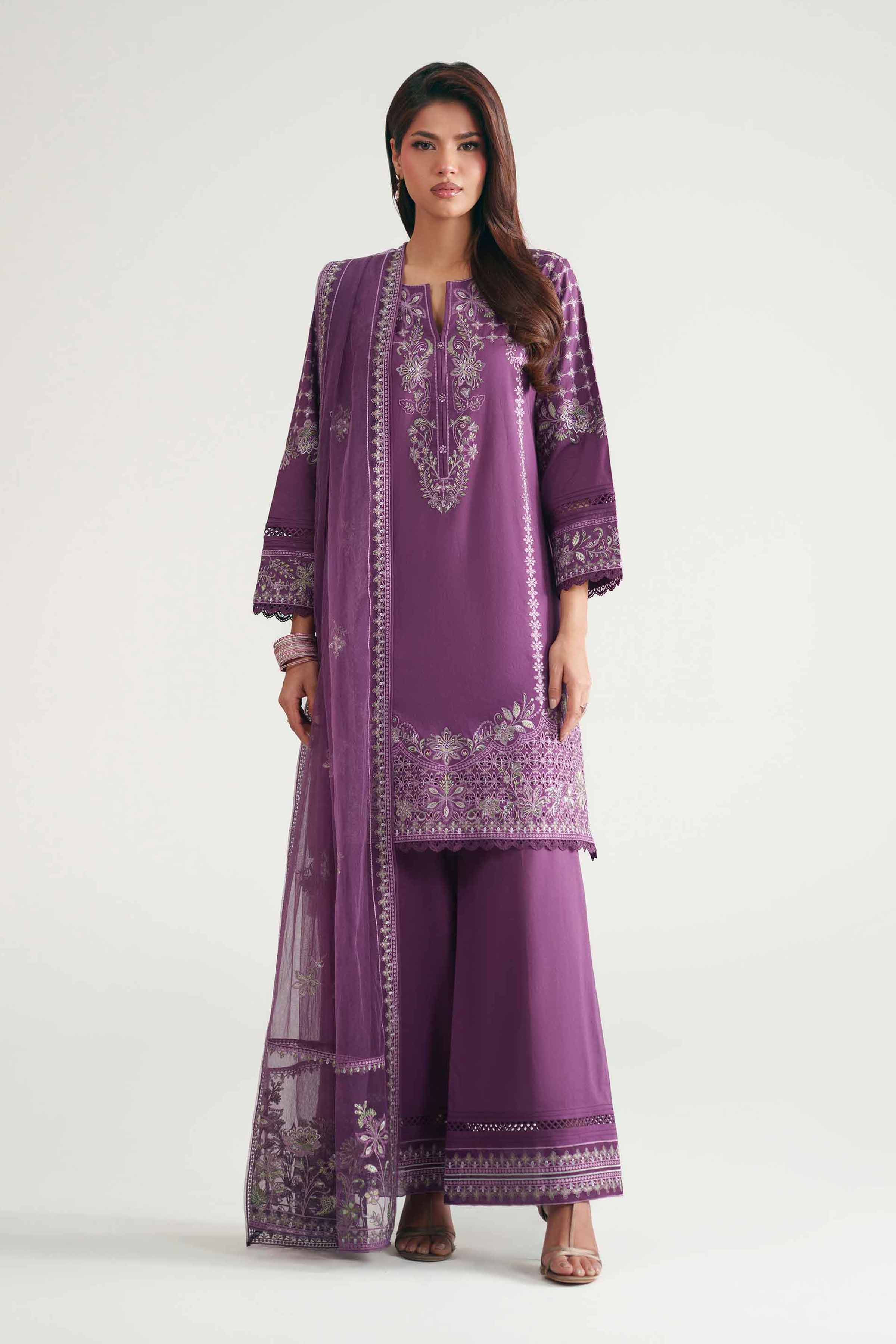 3 Piece - Embroidered Suit - KFE26-181