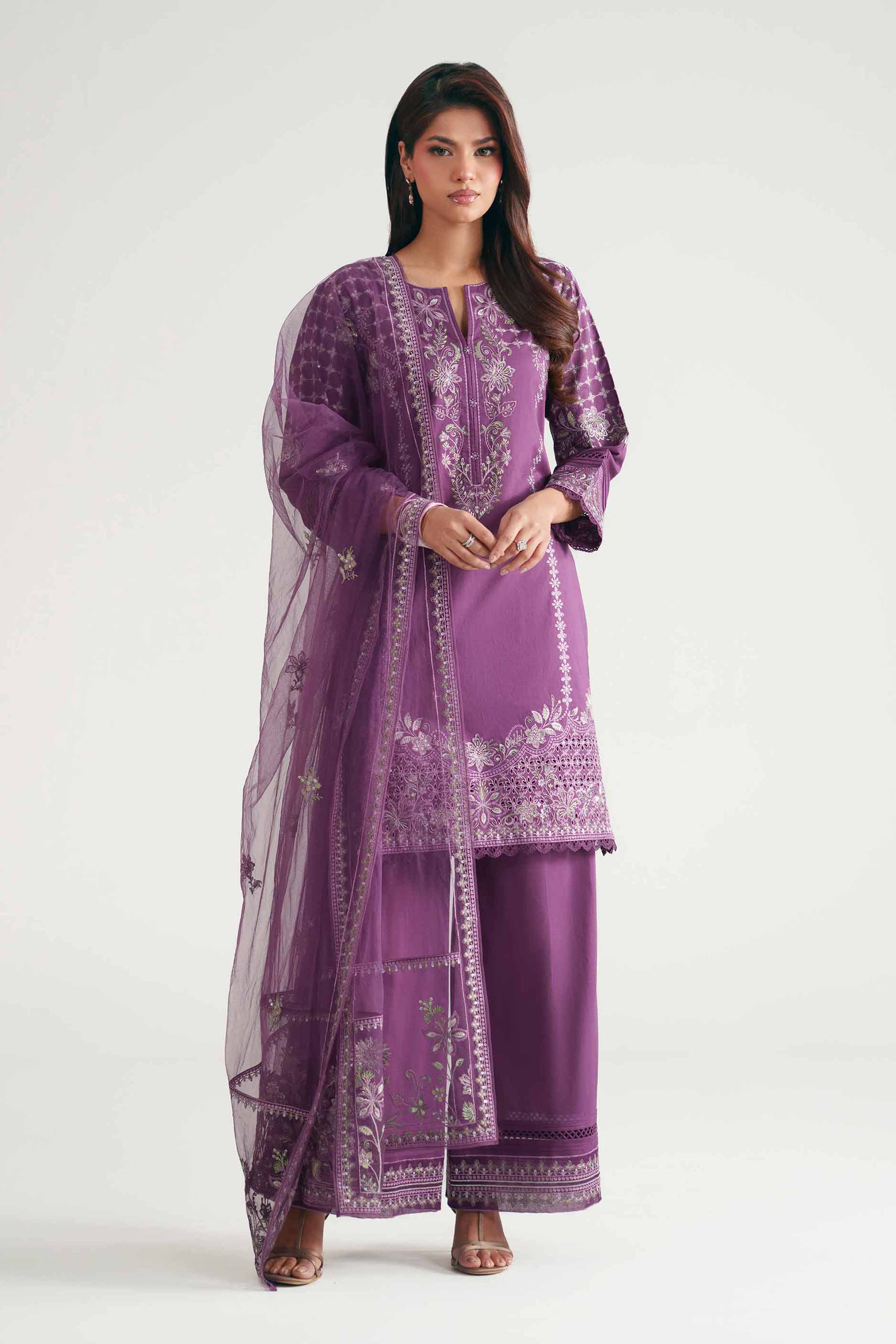 3 Piece - Embroidered Suit - KFE26-181