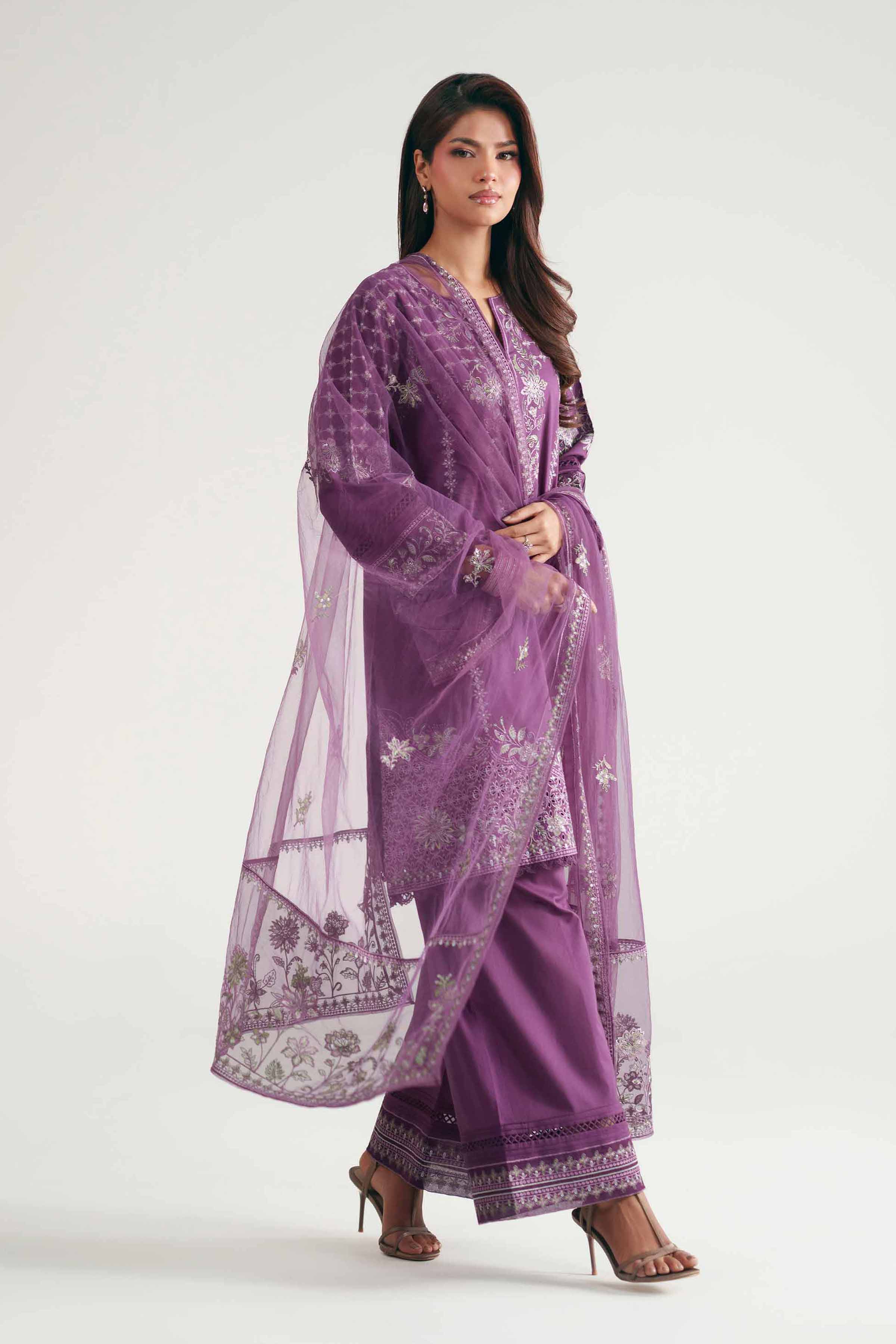 3 Piece - Embroidered Suit - KFE26-181