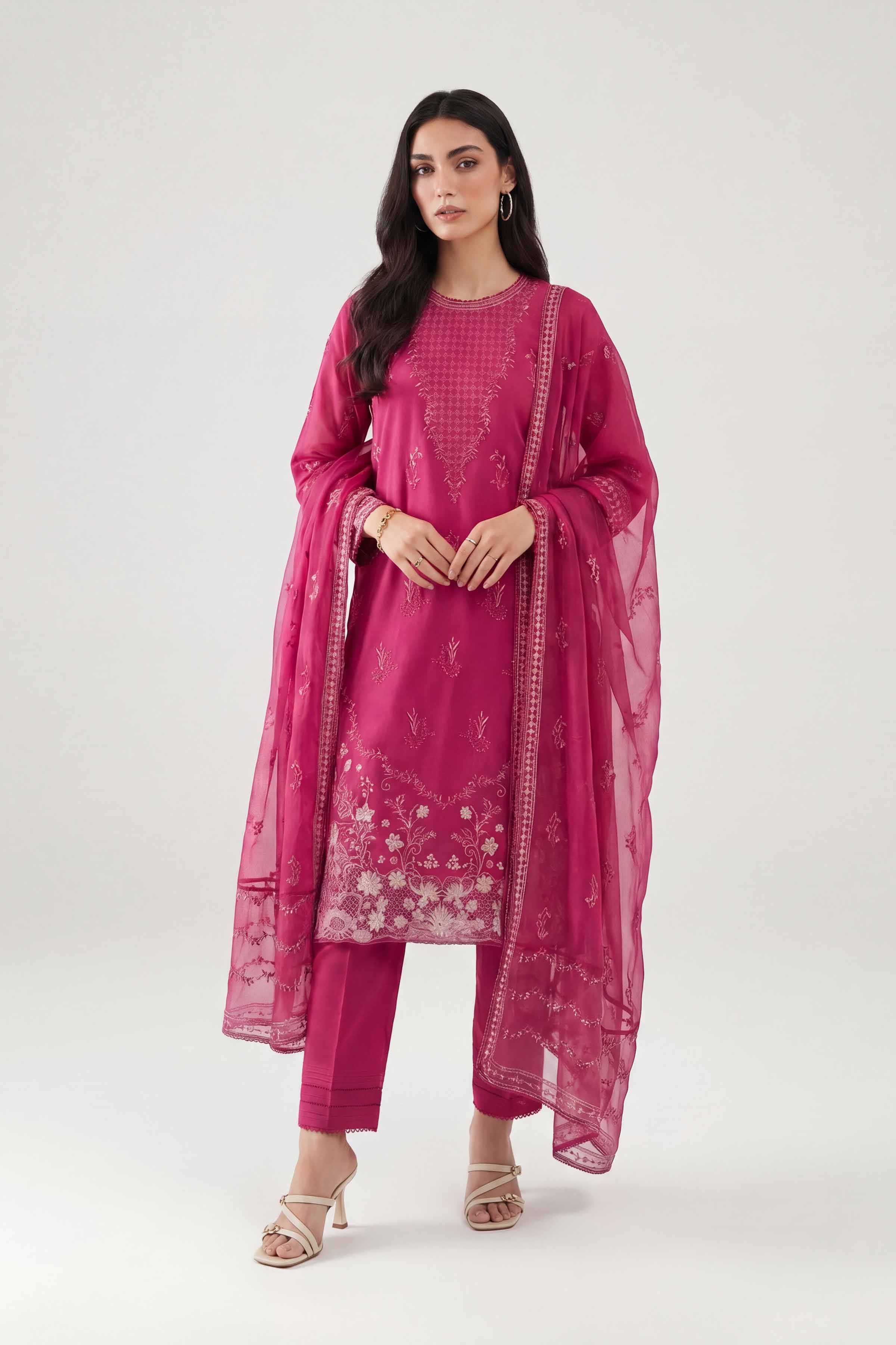 3 Piece - Embroidered Suit - KFE26-185