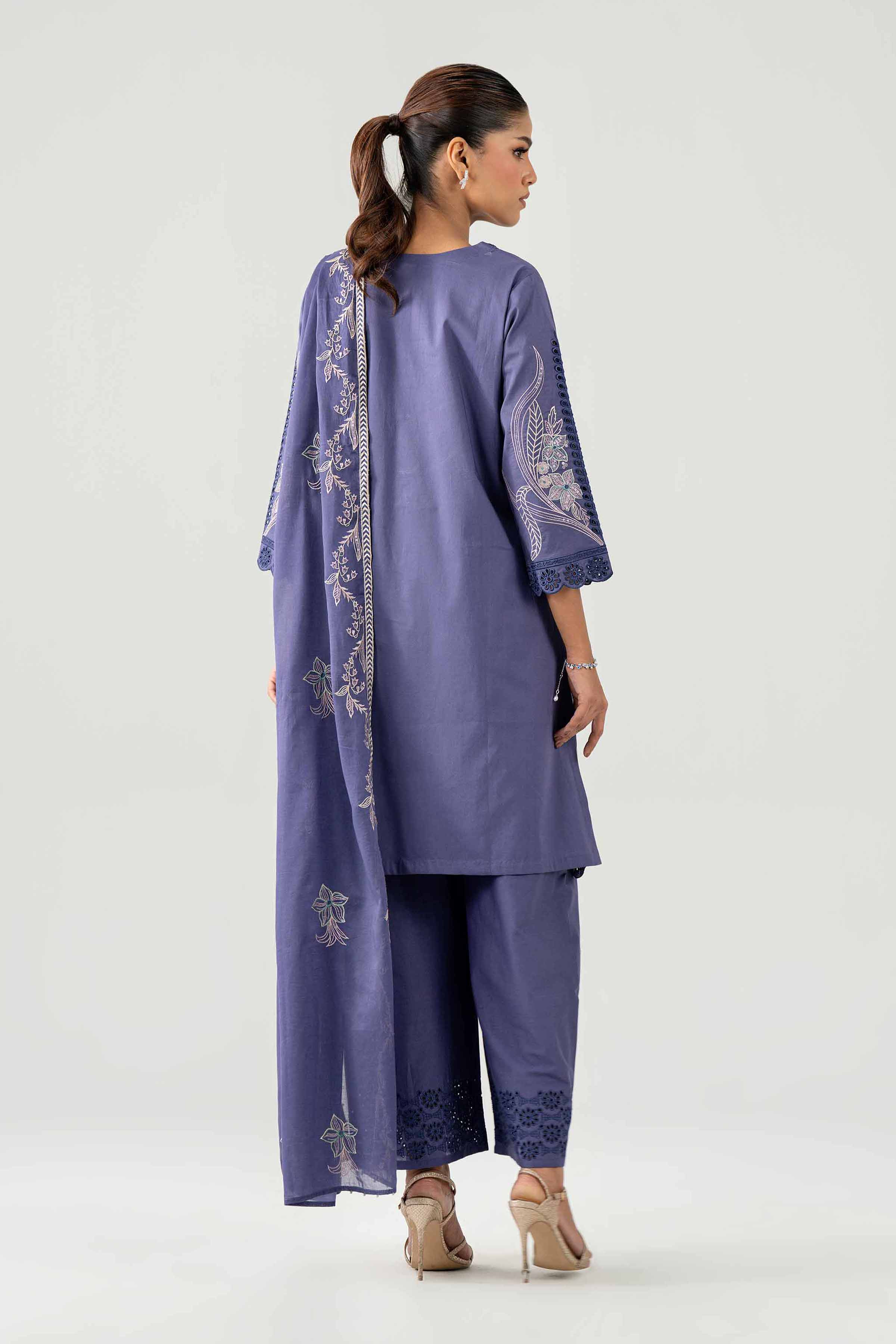 3 Piece - Embroidered Suit - KFE26-186