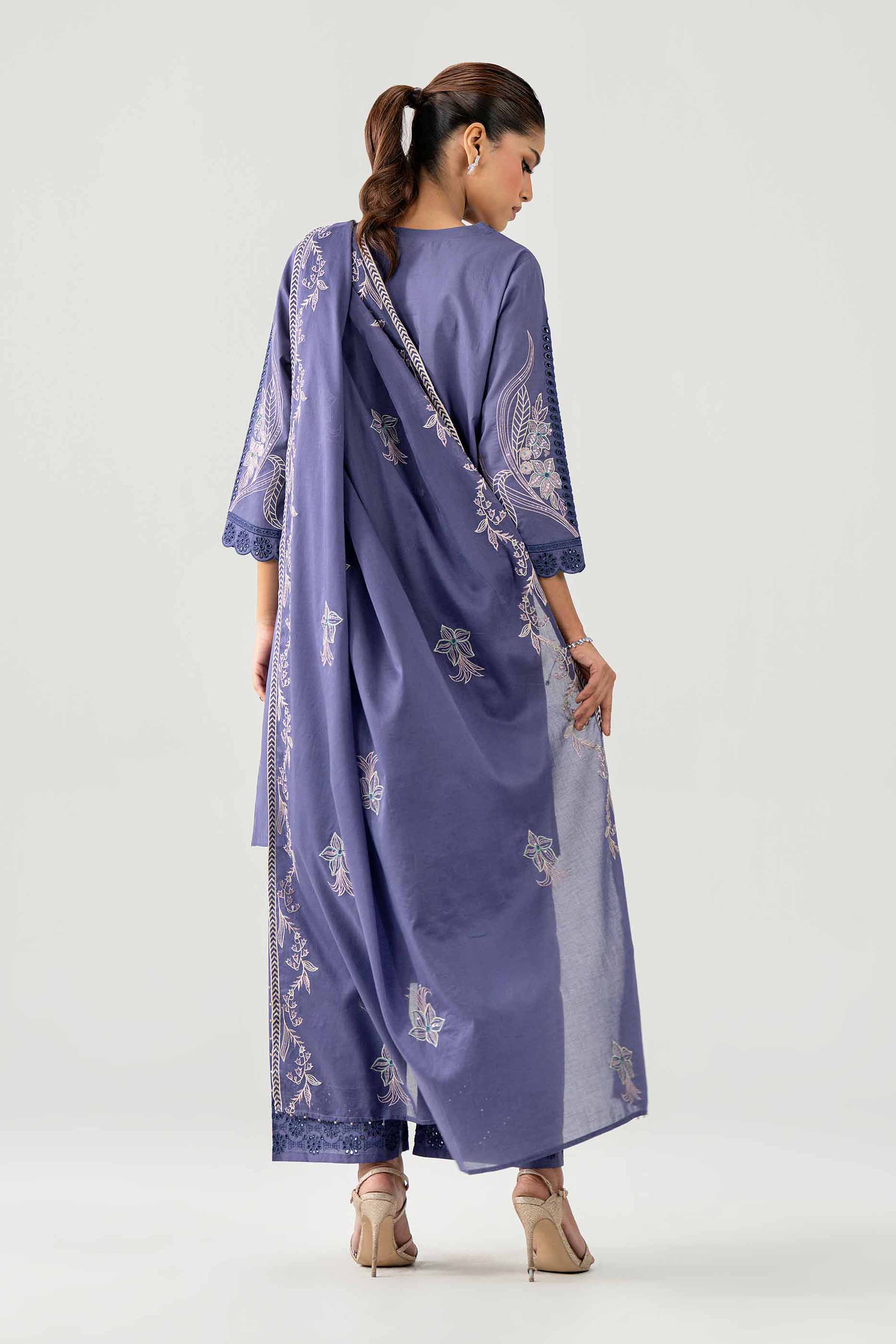 3 Piece - Embroidered Suit - KFE26-186