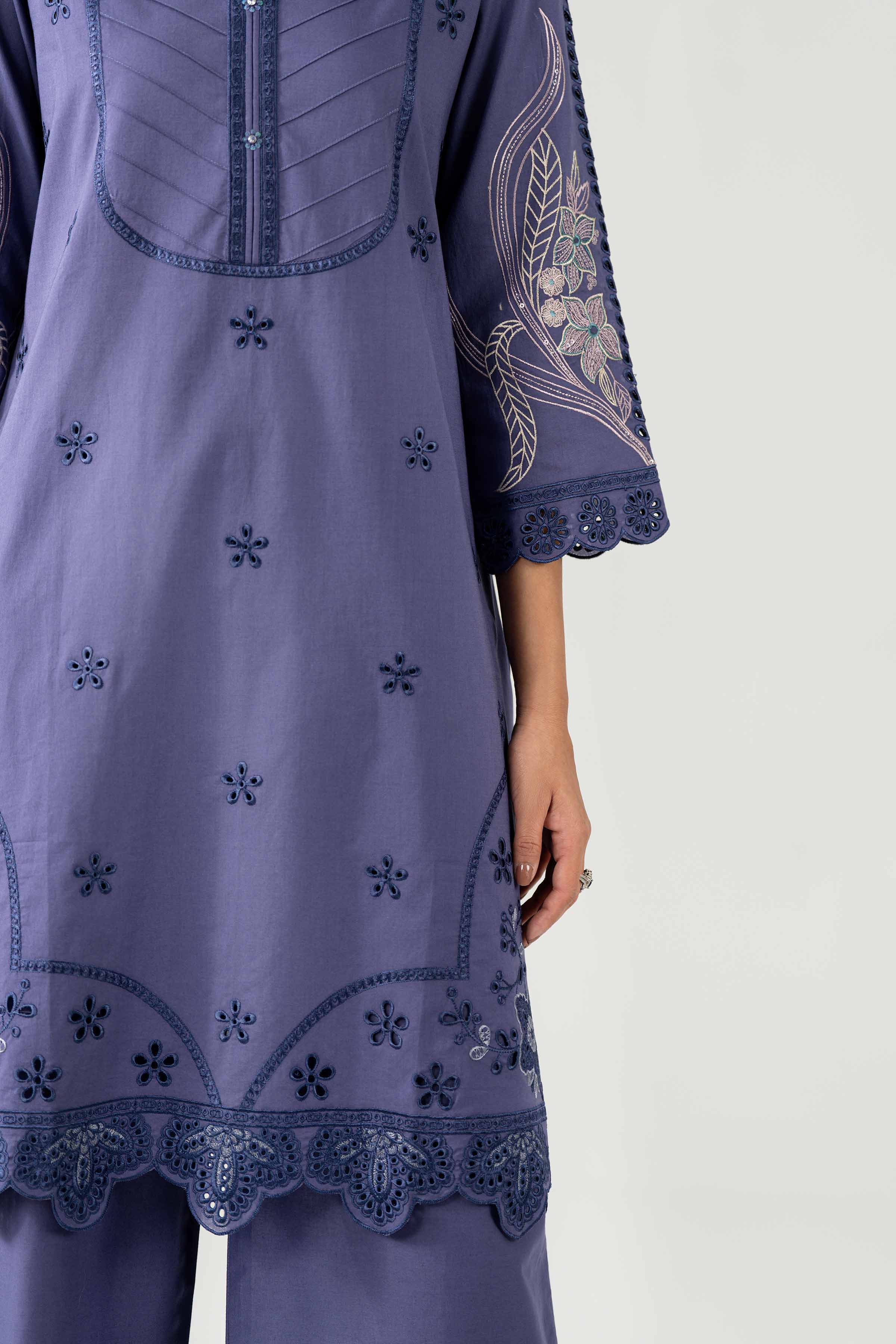 3 Piece - Embroidered Suit - KFE26-186