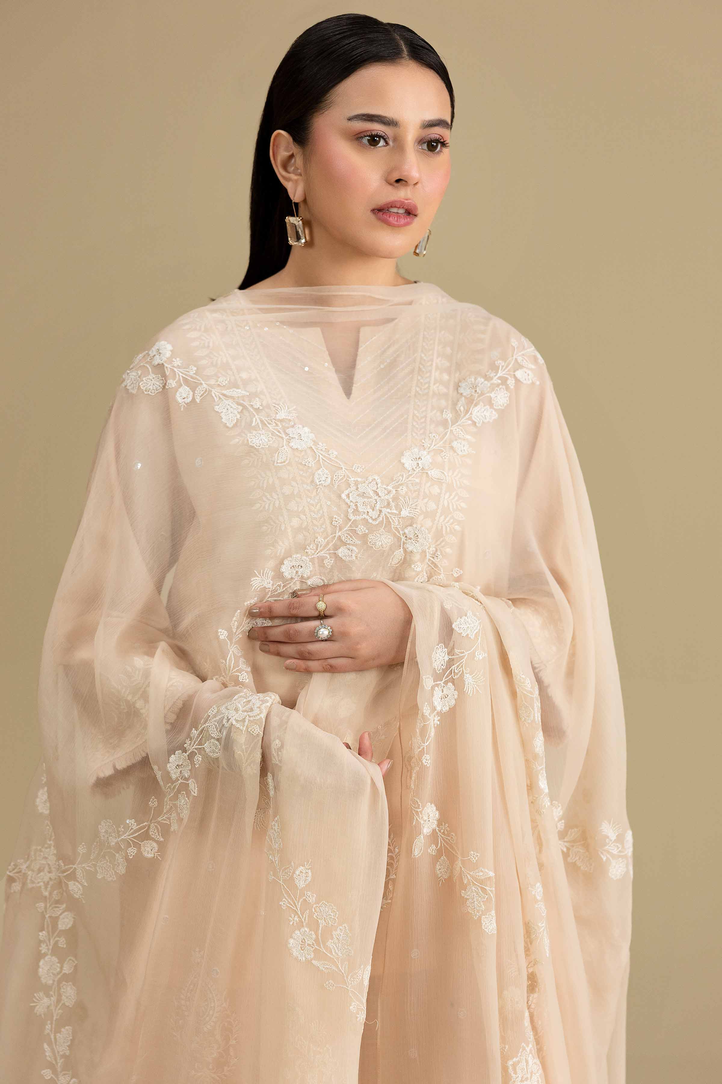 Embroidered Dupatta - KFE26-191
