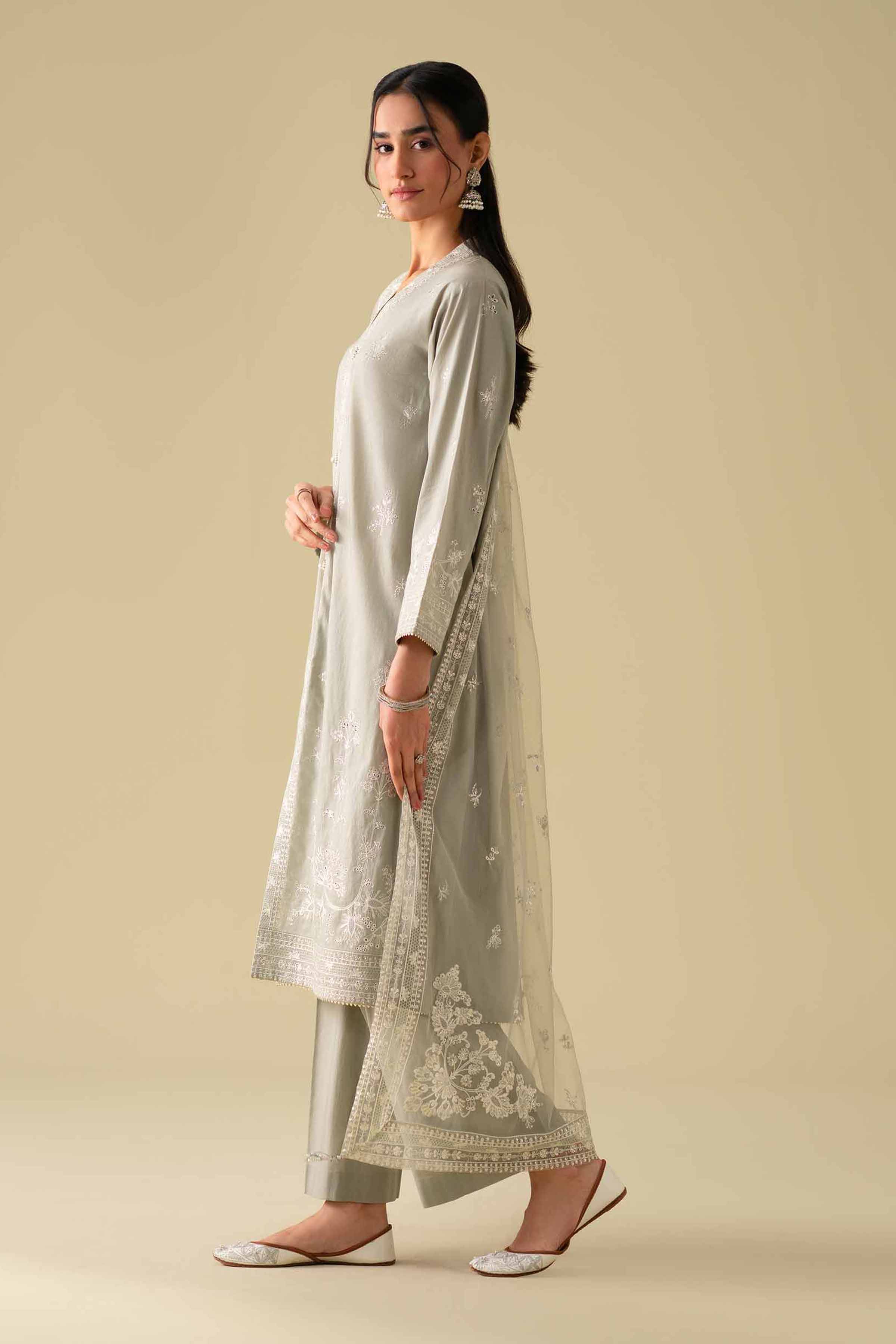 3 Piece - Embroidered Suit - KFE26-21 for Women - Pret Collection | Nishat | Shop Online