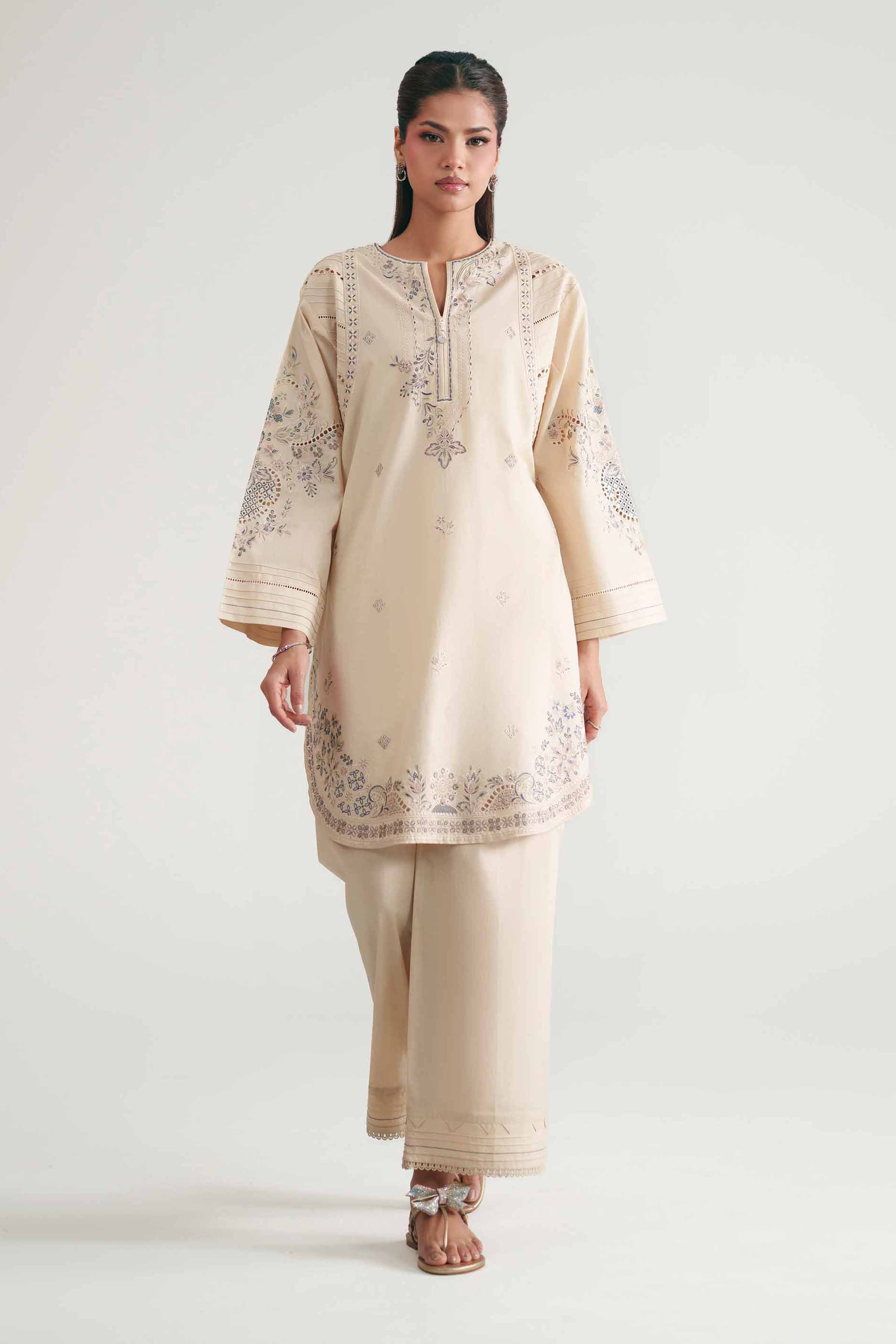 2 Piece - Embroidered Suit - KFE26-216