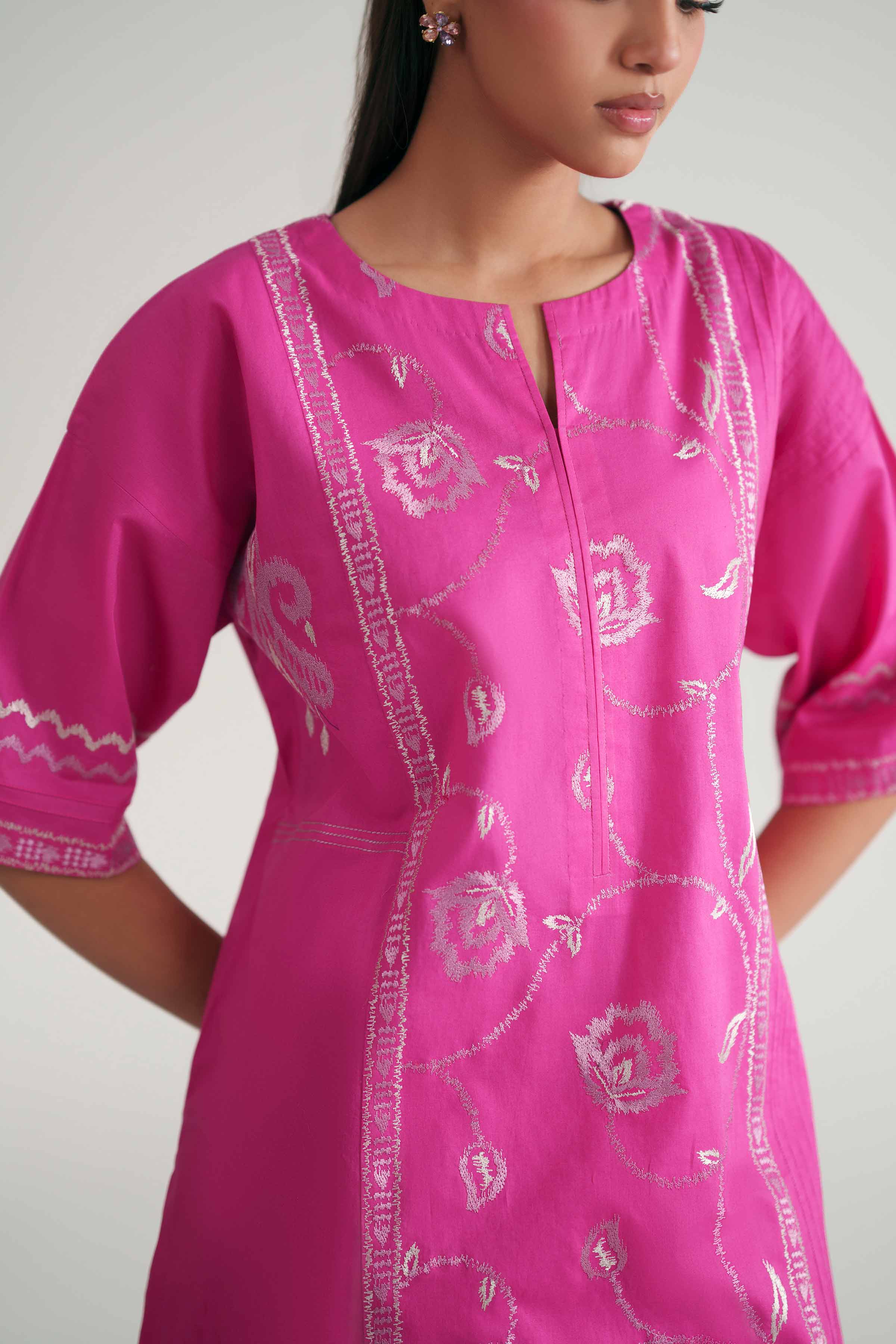 2 Piece - Embroidered Suit - KFE26-217