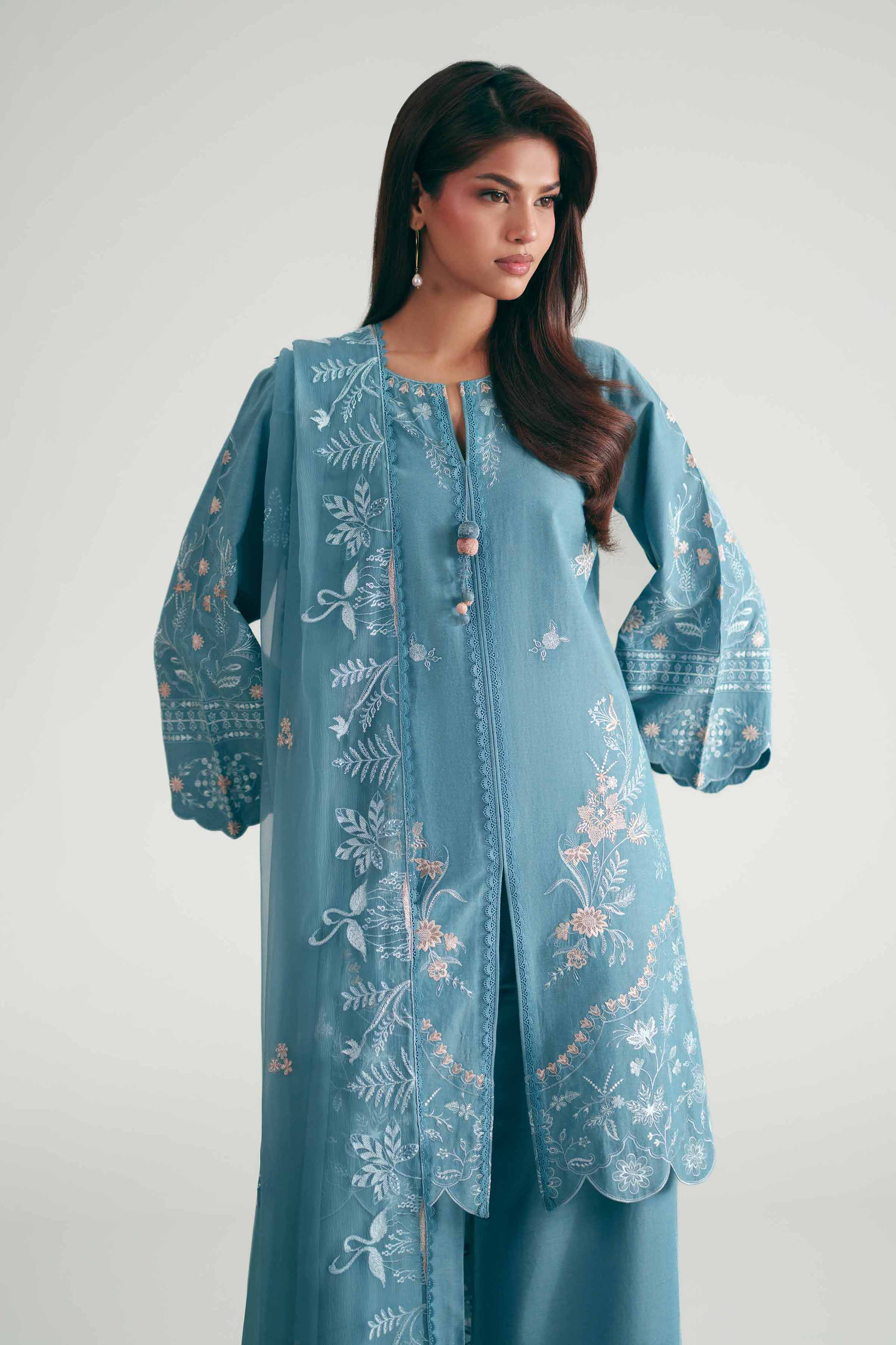 3 Piece - Embroidered Suit - KFE26-218