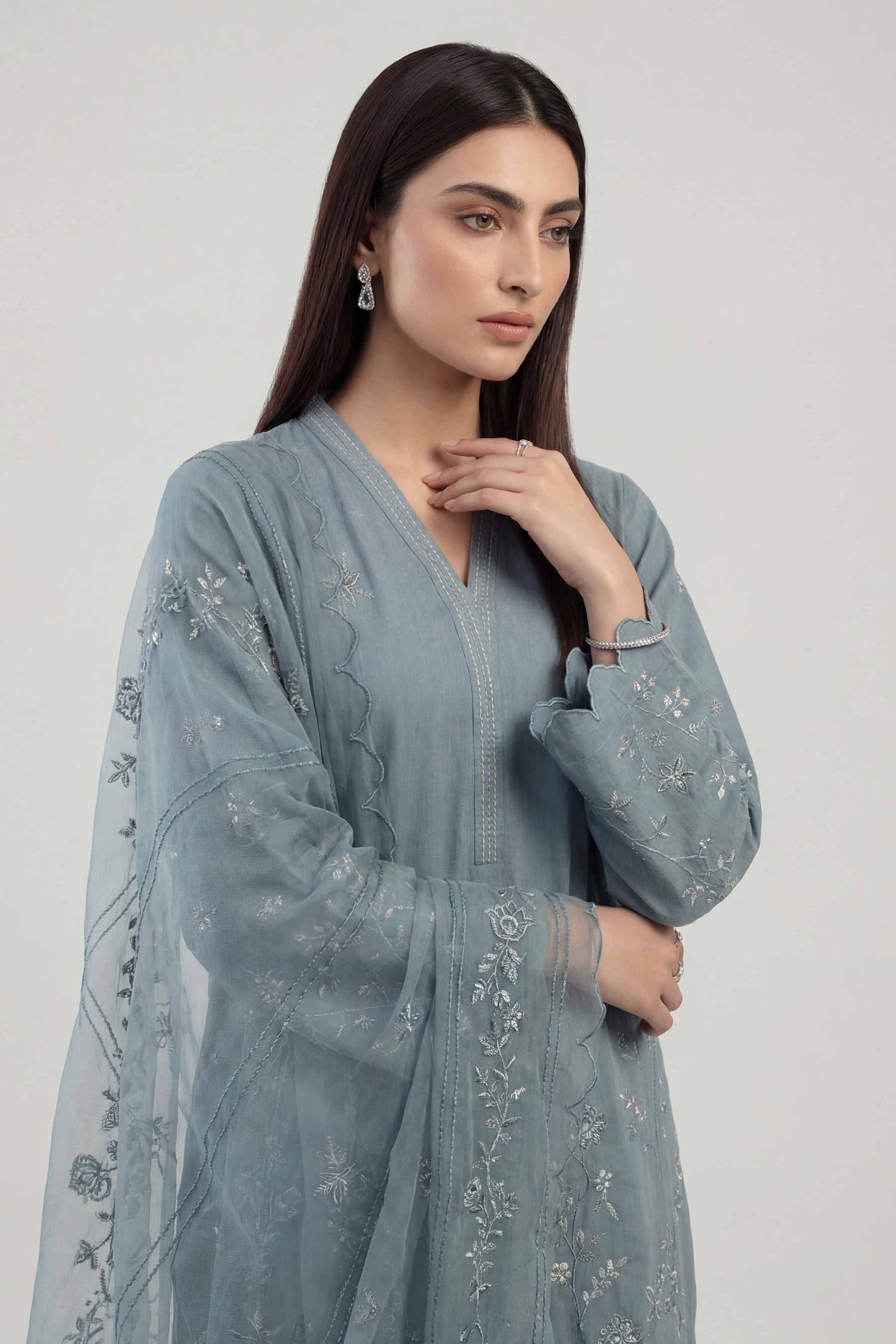 3 Piece - Embroidered Suit - KFE26-220