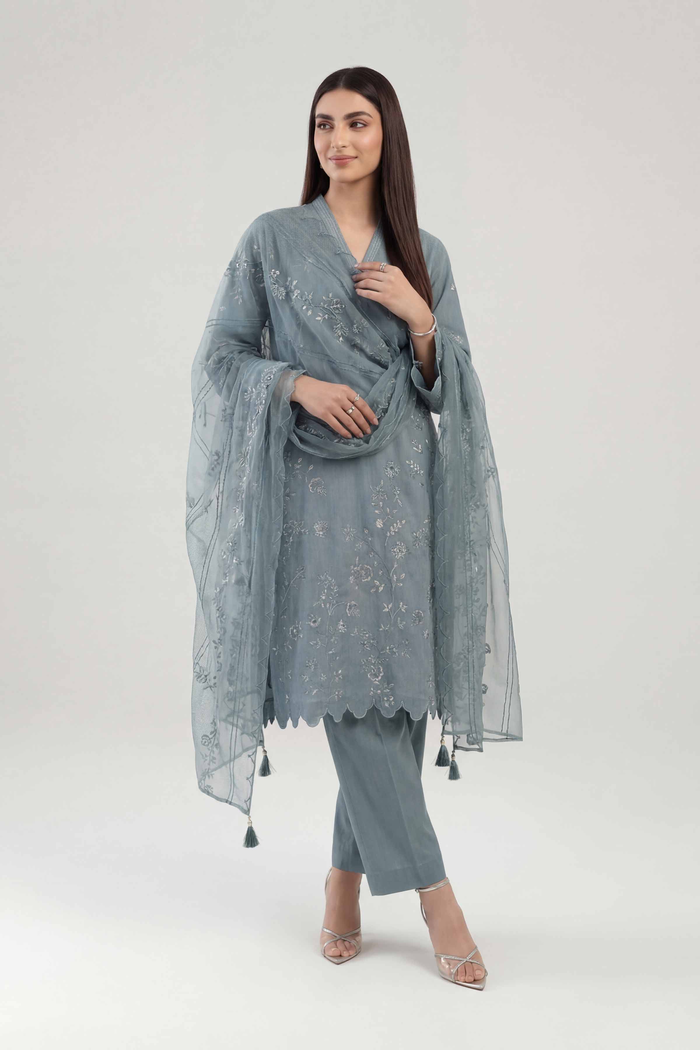 3 Piece - Embroidered Suit - KFE26-220