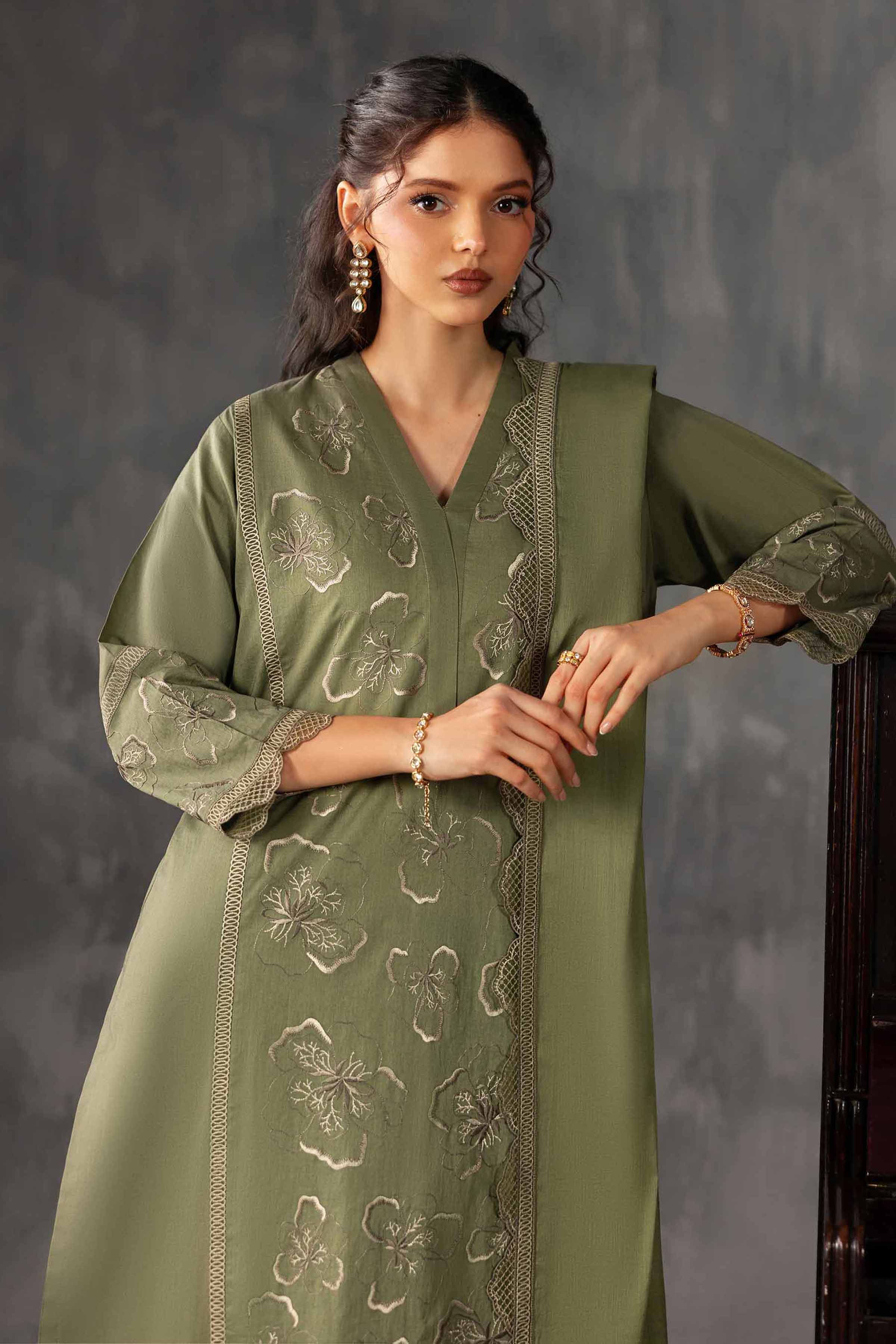 3 Piece - Embroidered Suit - KFE26-225