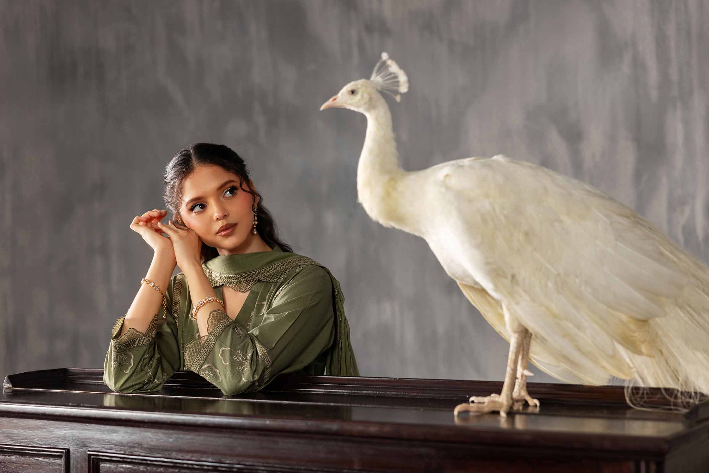 3 Piece - Embroidered Suit - KFE26-225