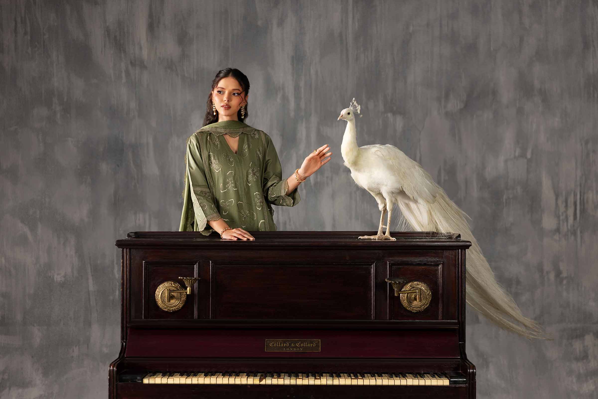 3 Piece - Embroidered Suit - KFE26-225