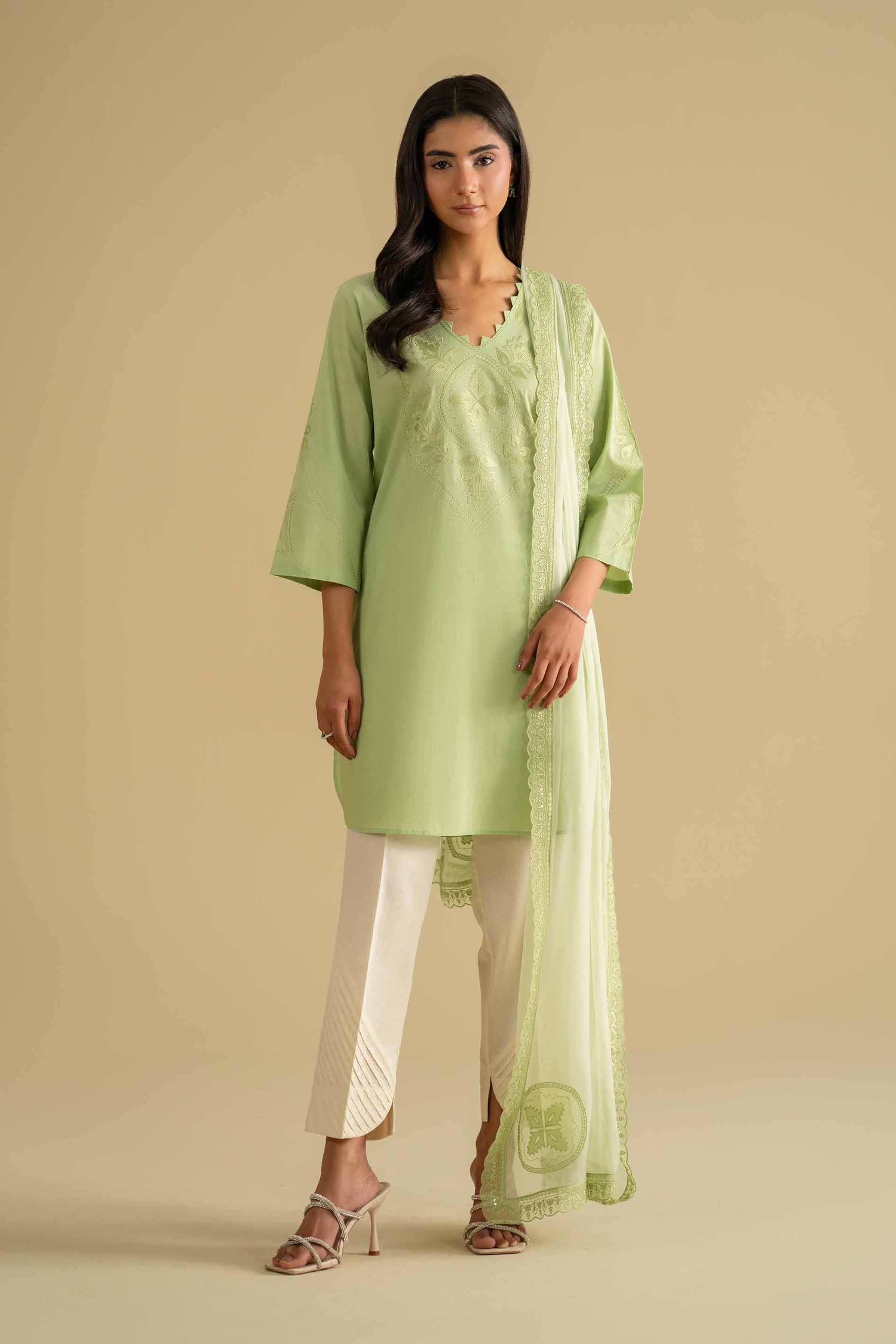 2 Piece - Embroidered Suit - KFE26-23 for Women - Pret Collection | Nishat | Shop Online