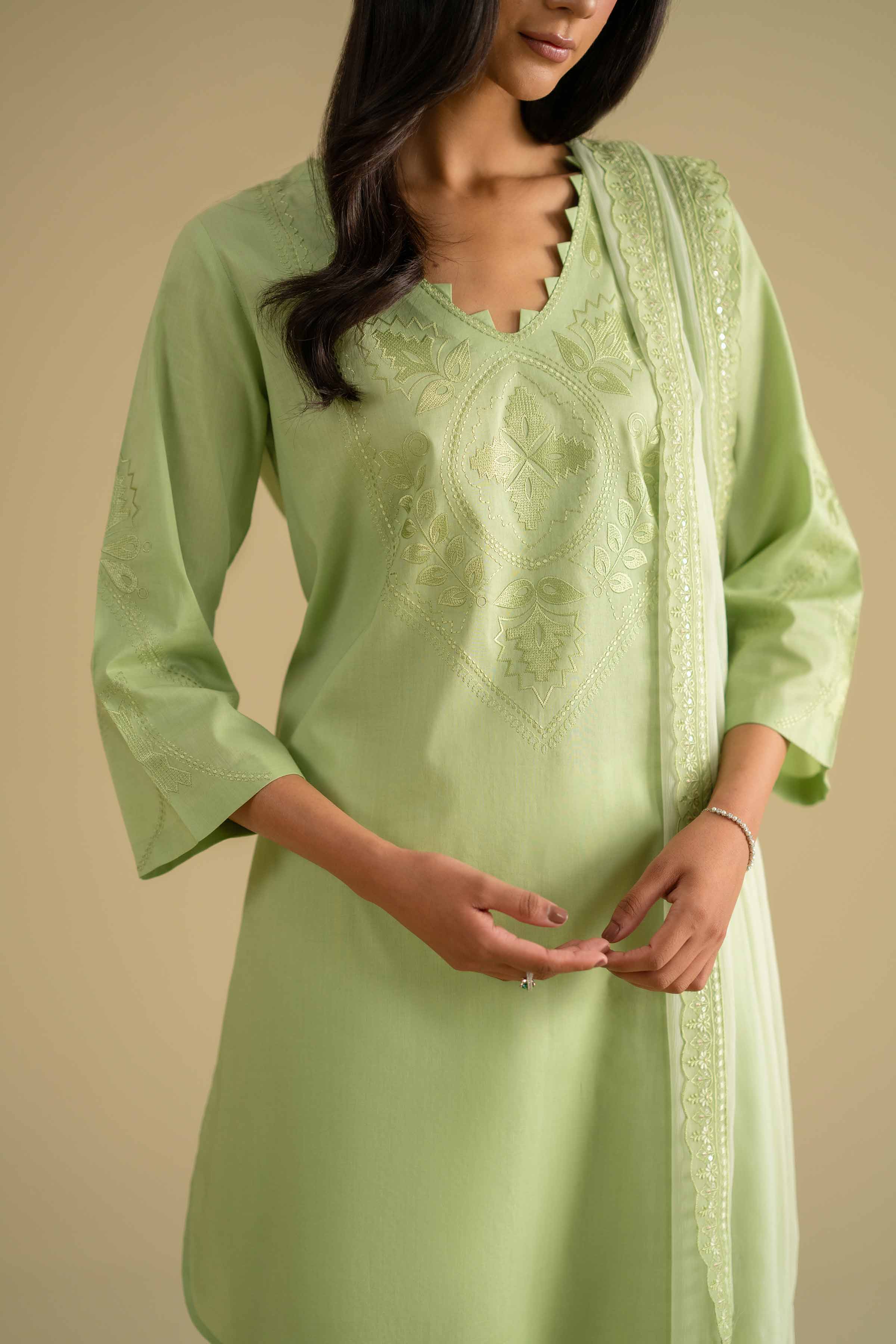 2 Piece - Embroidered Suit - KFE26-23 for Women - Pret Collection | Nishat | Shop Online