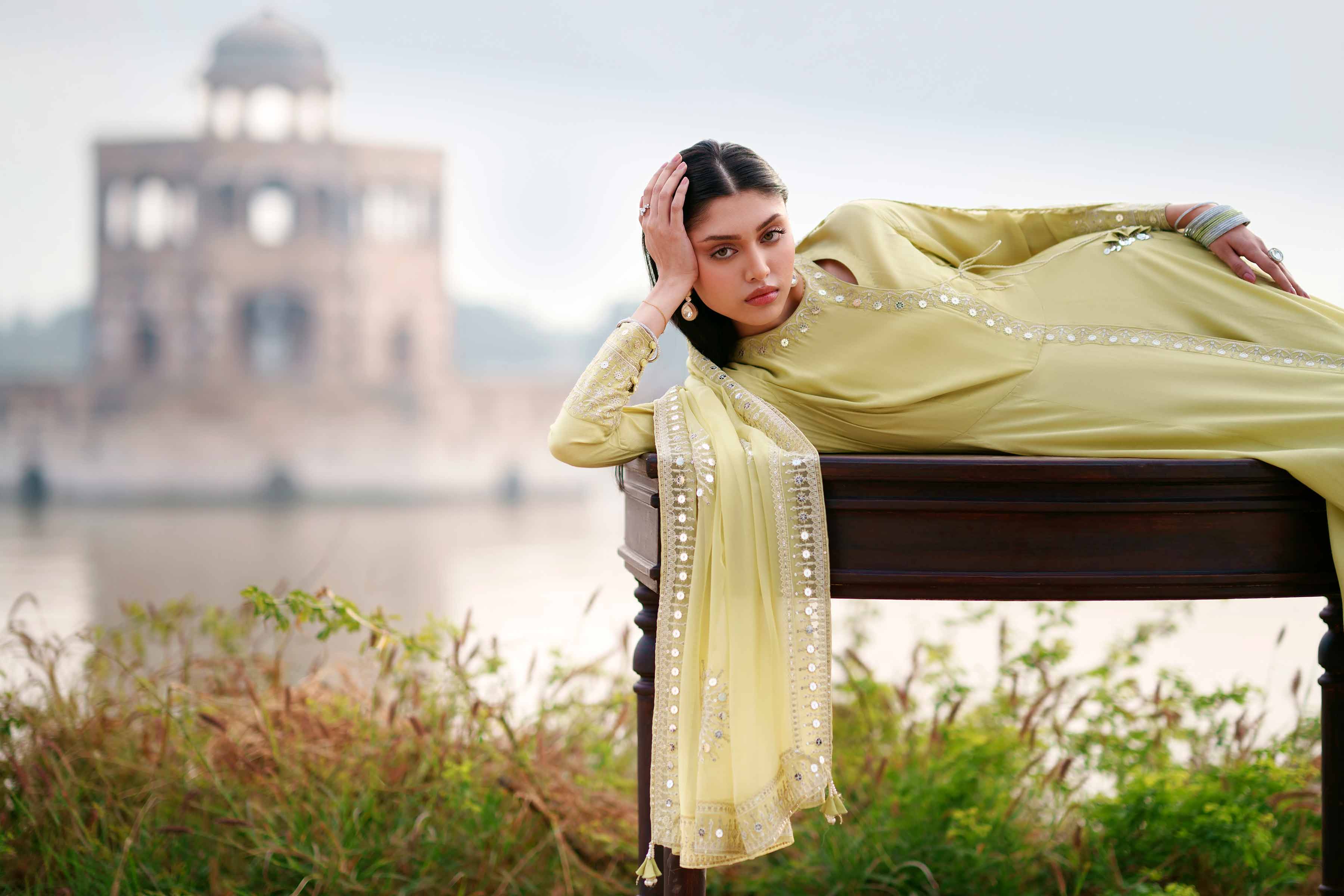 2 Piece - Embroidered Suit - KFE26-25 for Women - Pret Collection | Nishat | Shop Online