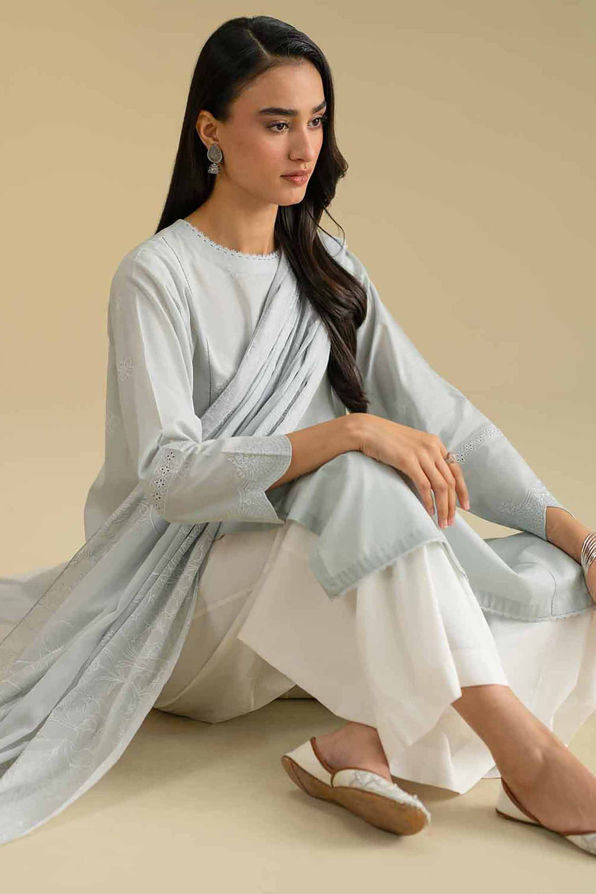 2 Piece - Printed Embroidered Suit - KFE26-30 for Women - Pret Collection | Nishat | Shop Online