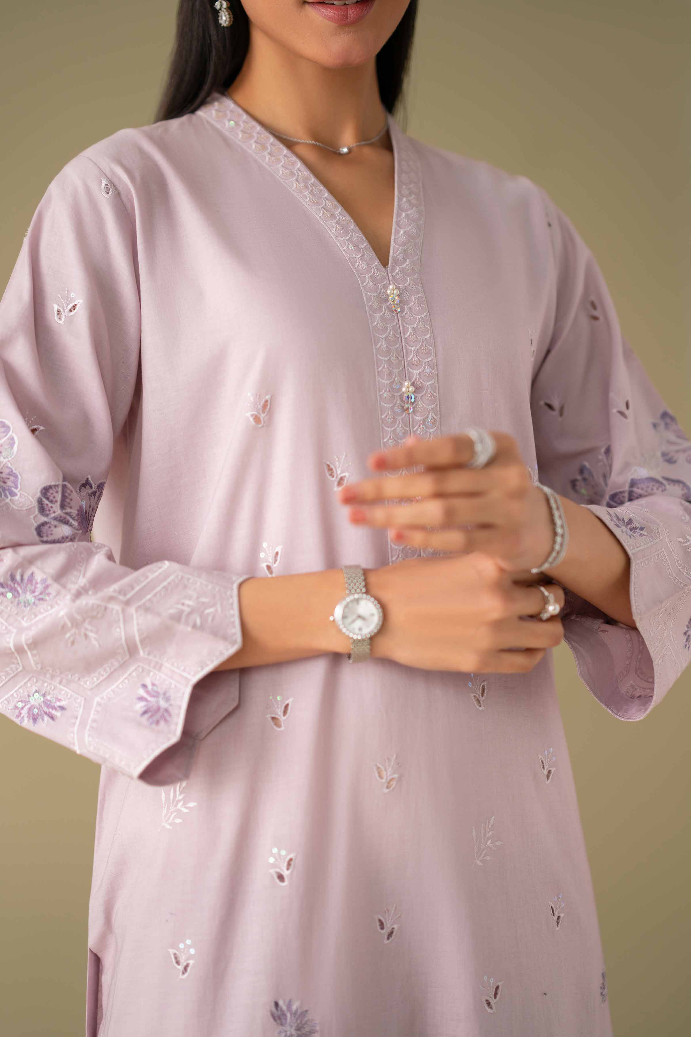 2 Piece - Embroidered Suit - KFE26-34 for Women - Pret Collection | Nishat | Shop Online