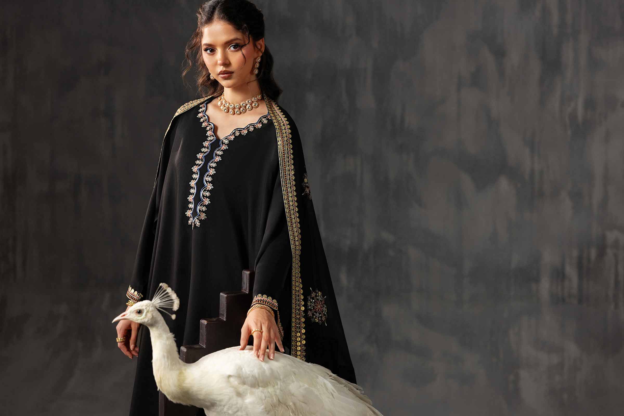 3 Piece - Embroidered Suit - KFE26-35