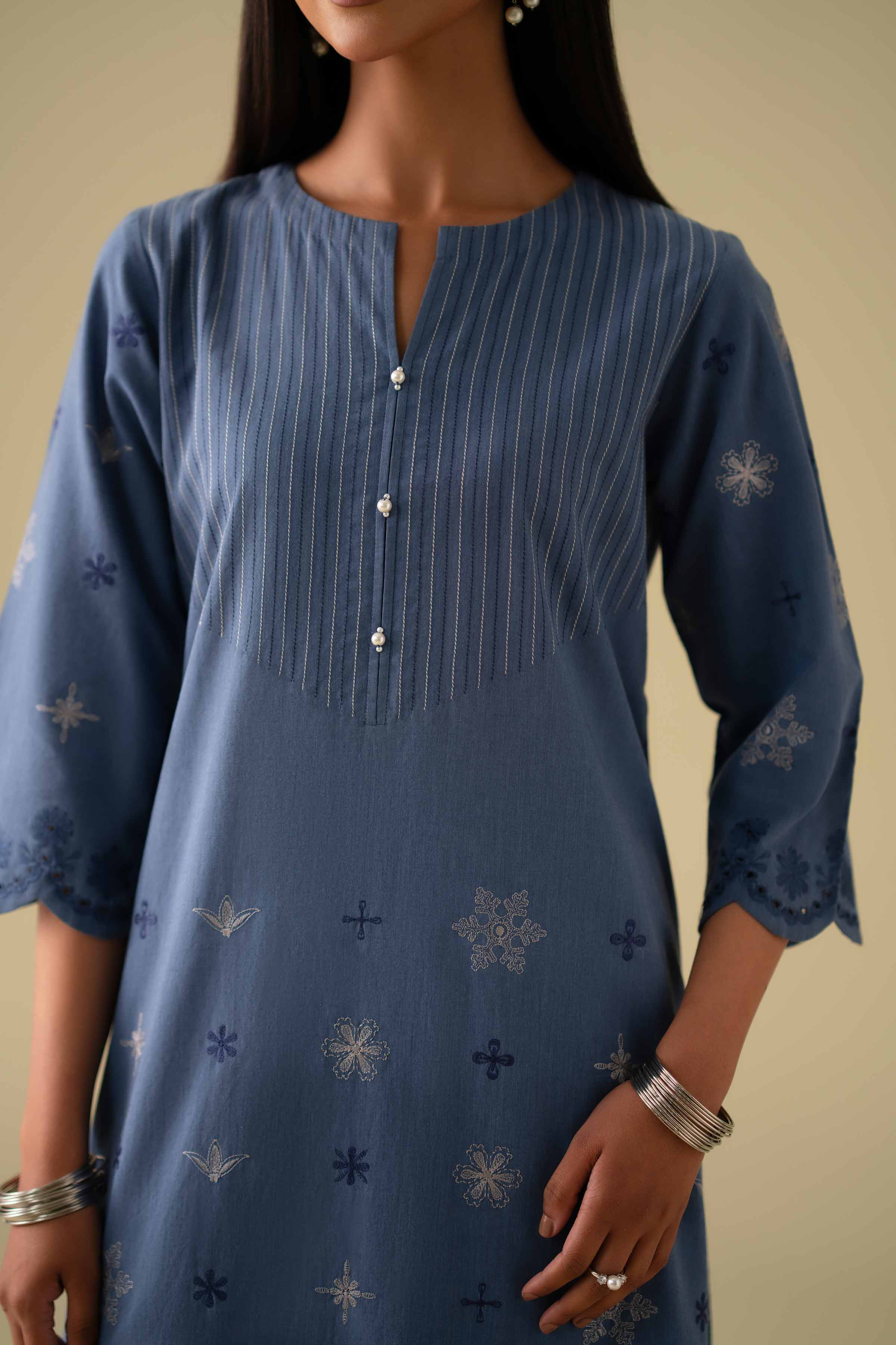 2 Piece - Embroidered Suit - KFE26-42 for Women - Pret Collection | Nishat | Shop Online