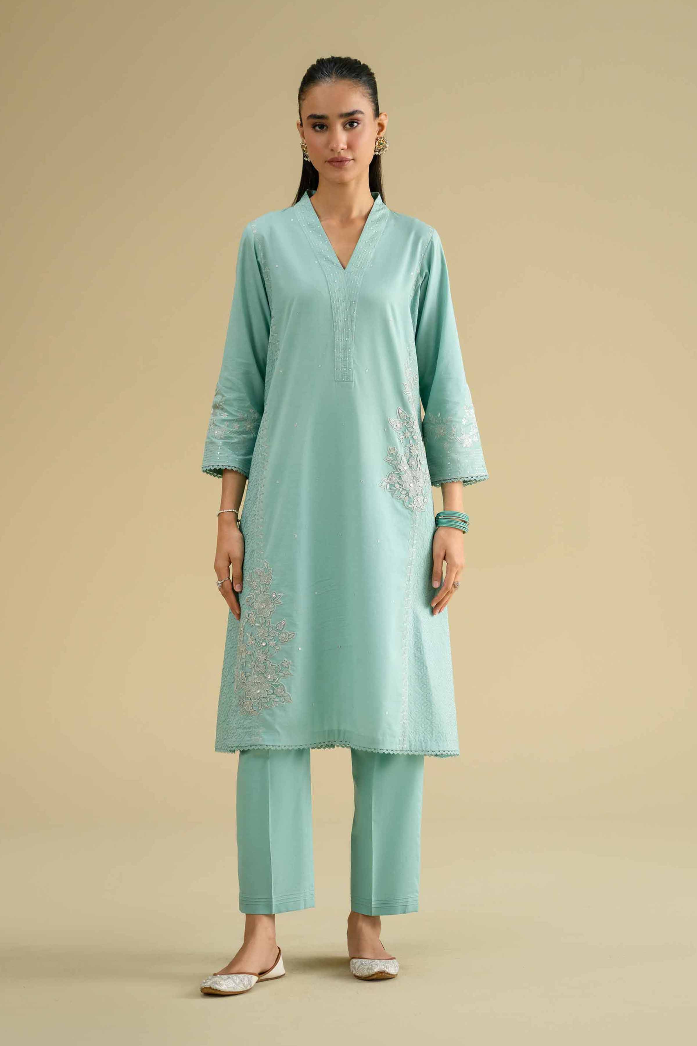 2 Piece - Embroidered Suit - KFE26-43 for Women - Pret Collection | Nishat | Shop Online