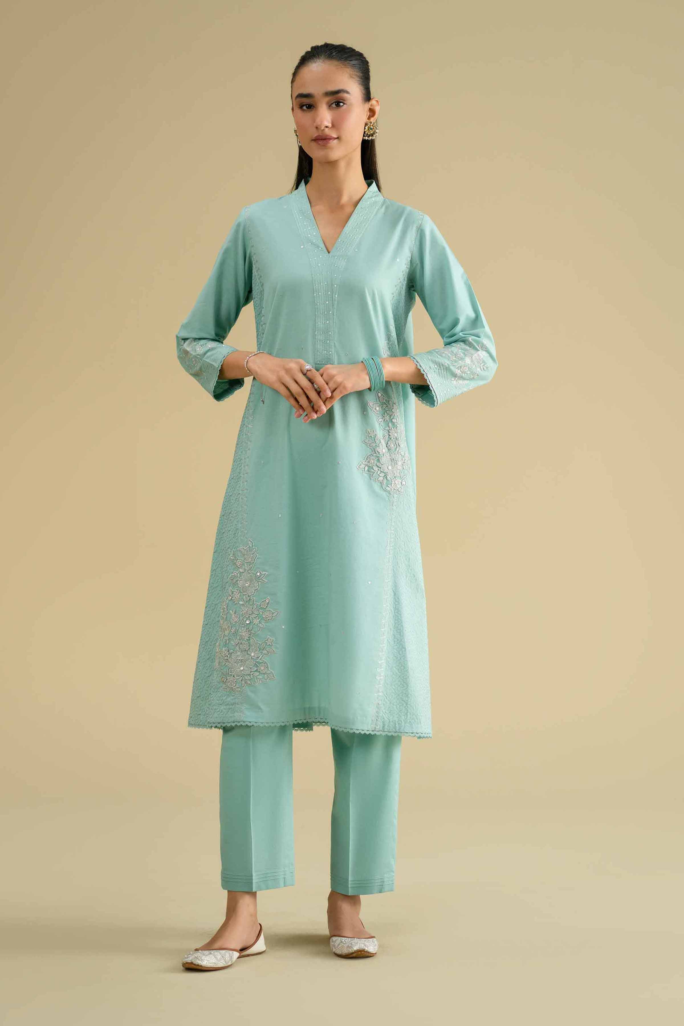 2 Piece - Embroidered Suit - KFE26-43 for Women - Pret Collection | Nishat | Shop Online