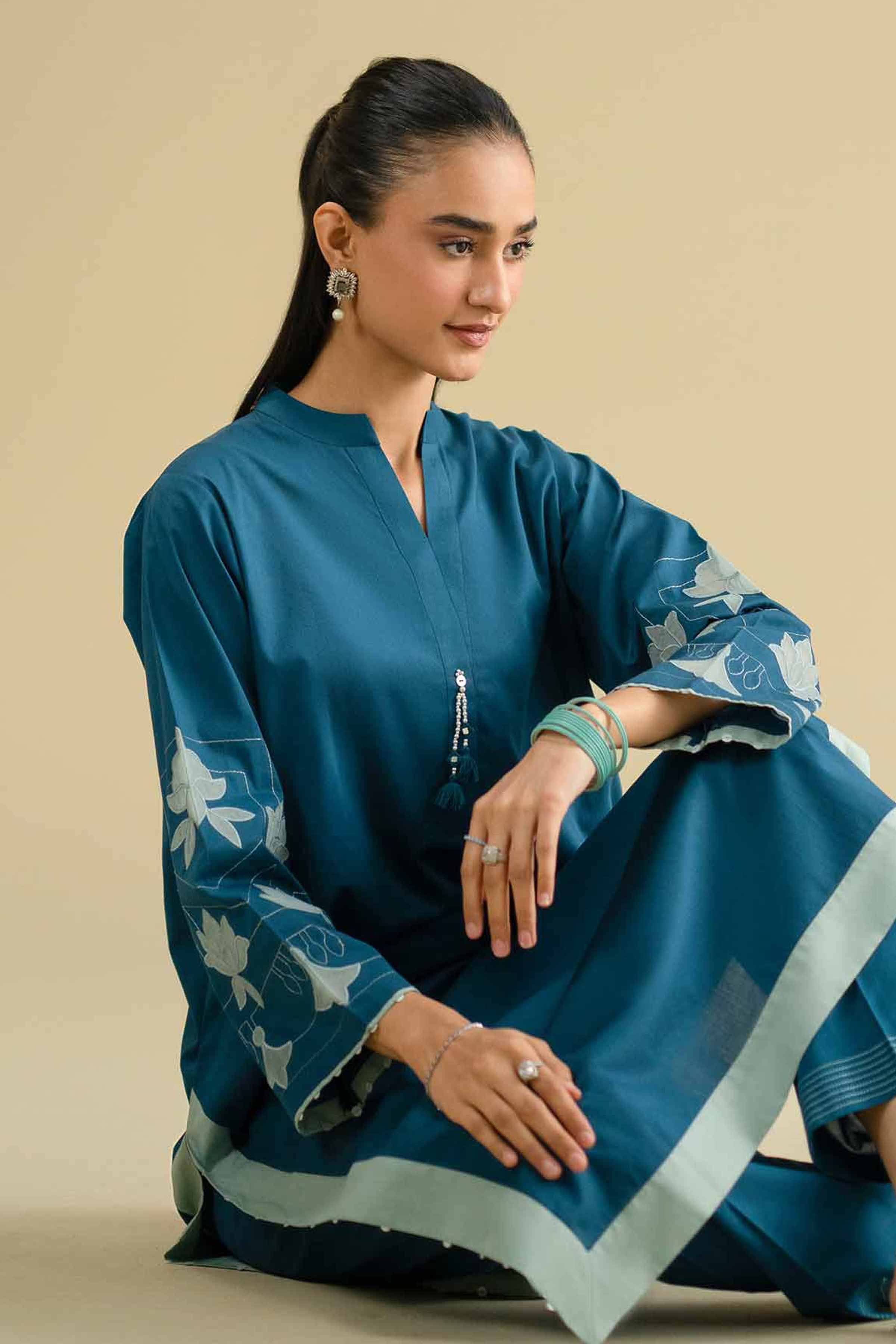 2 Piece - Embroidered Suit - KFE26-45 for Women - Pret Collection | Nishat | Shop Online