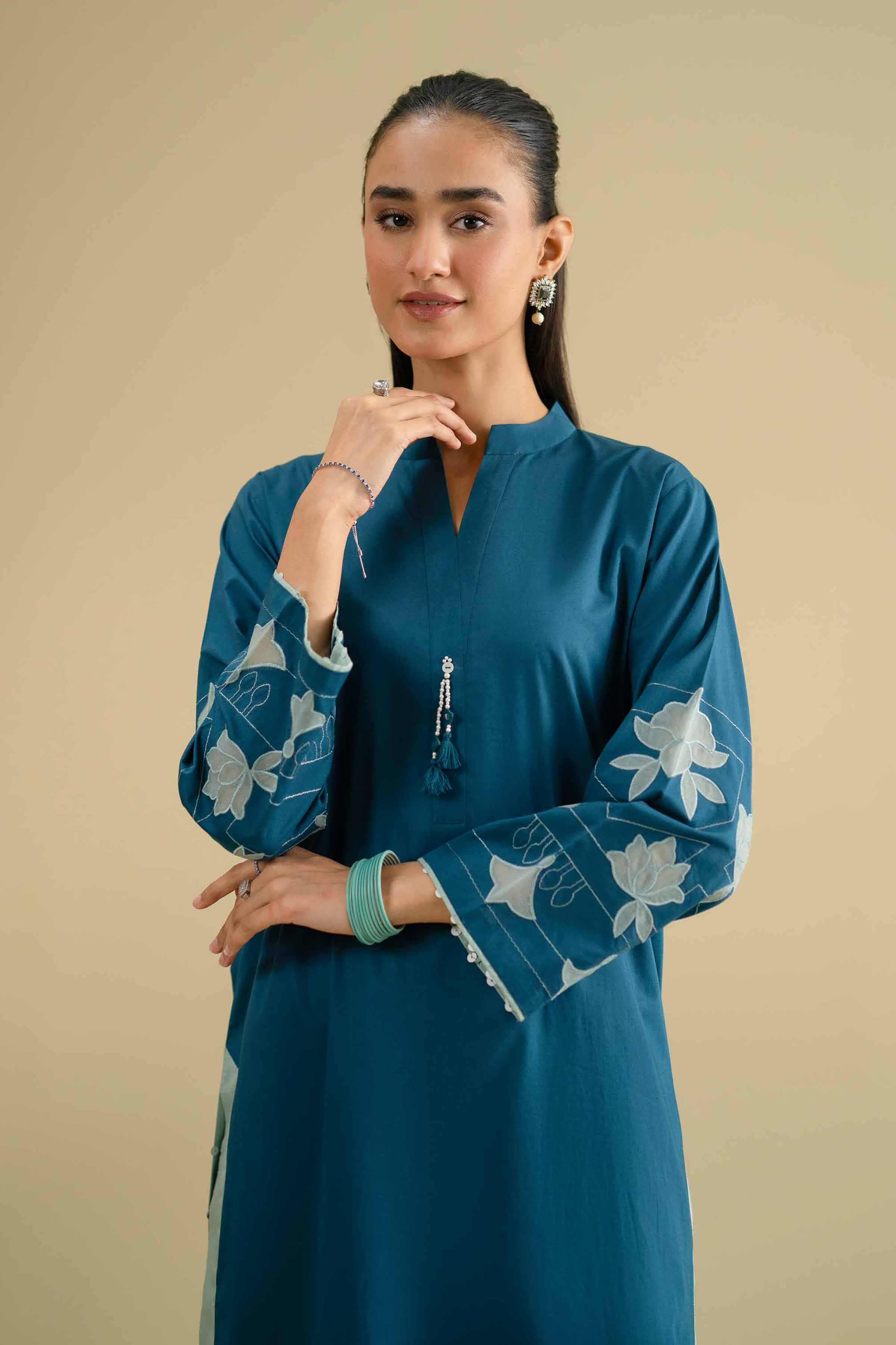 2 Piece - Embroidered Suit - KFE26-45 for Women - Pret Collection | Nishat | Shop Online