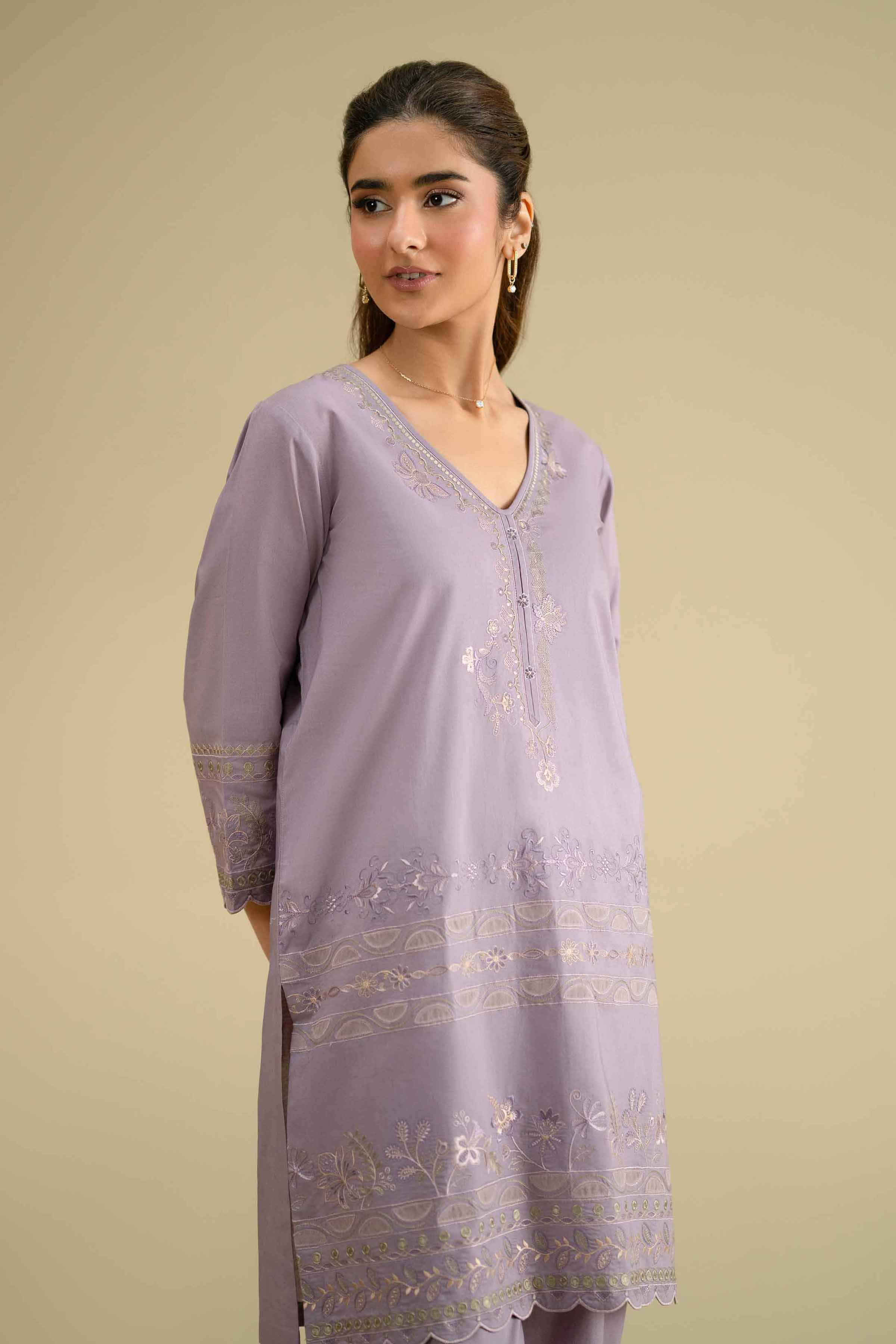2 Piece - Embroidered Suit - KFE26-52 for Women - Pret Collection | Nishat | Shop Online