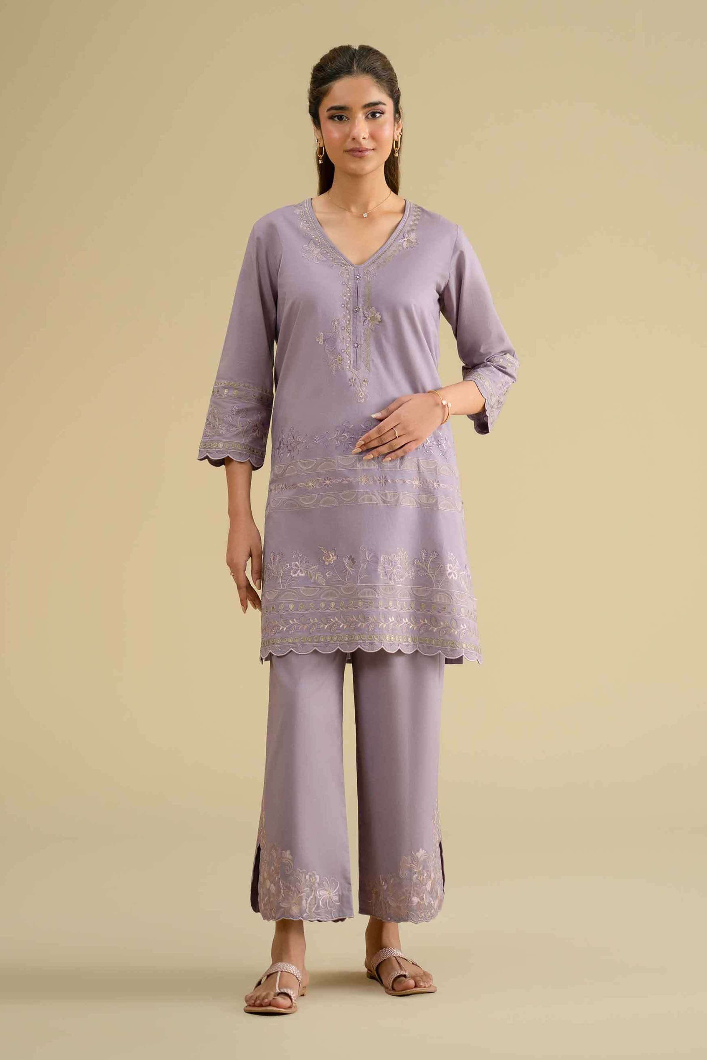2 Piece - Embroidered Suit - KFE26-52 for Women - Pret Collection | Nishat | Shop Online