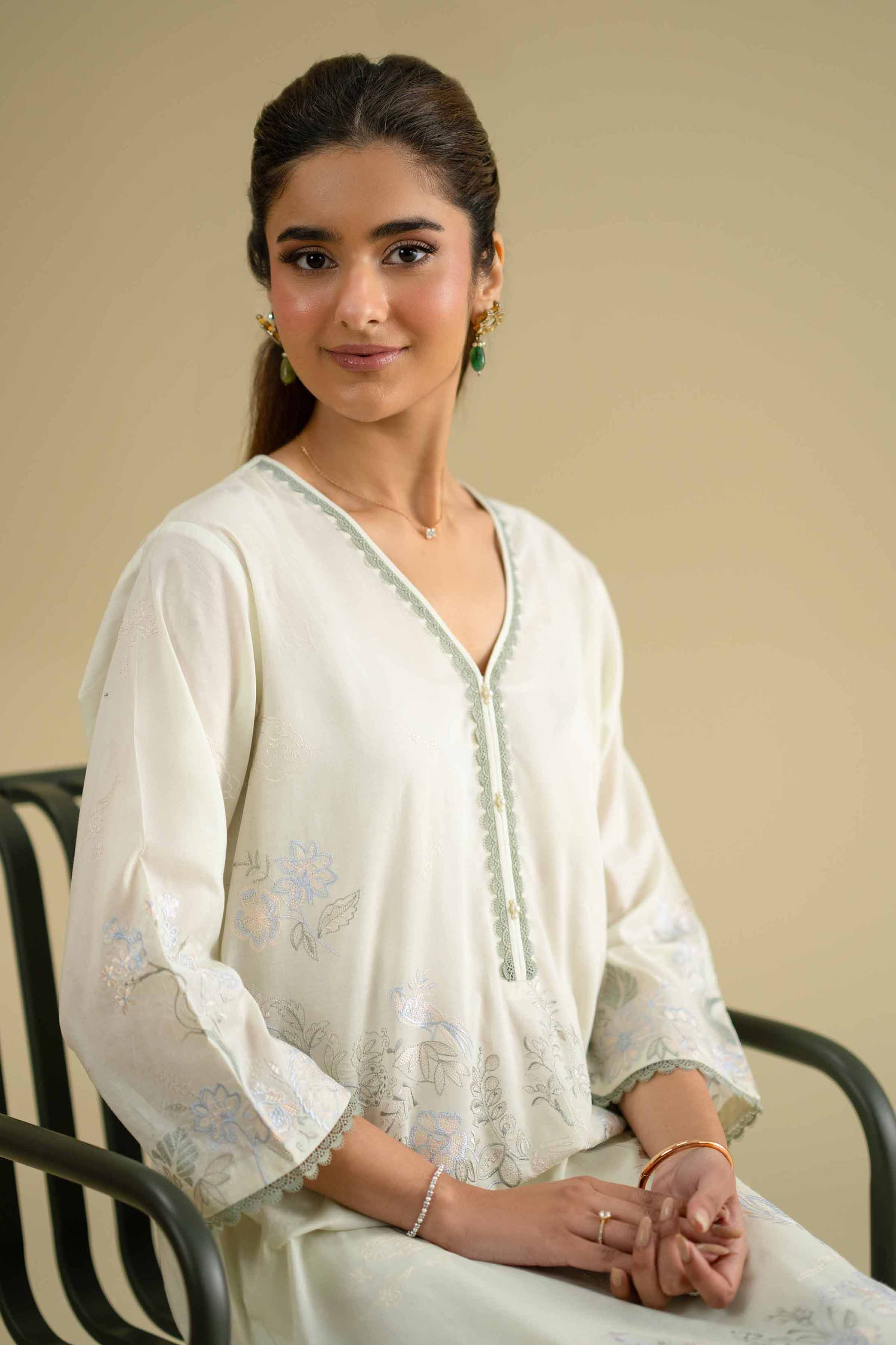 2 Piece - Embroidered Suit - KFE26-59 for Women - Pret Collection | Nishat | Shop Online