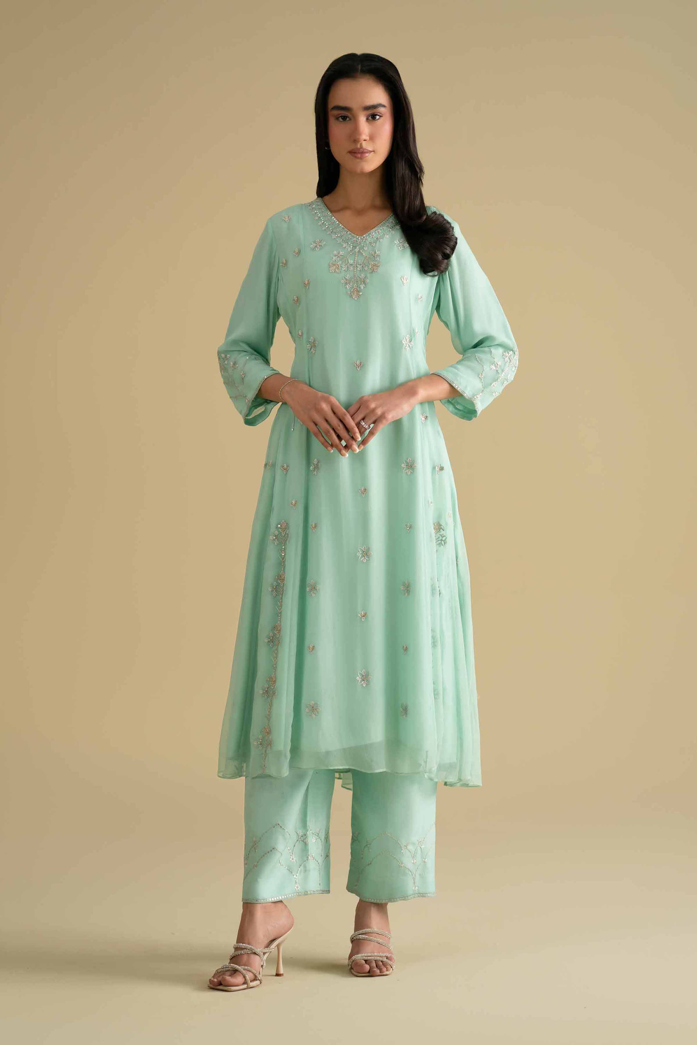 2 Piece - Embroidered Suit - KFE26-61 for Women - Pret Collection | Nishat | Shop Online