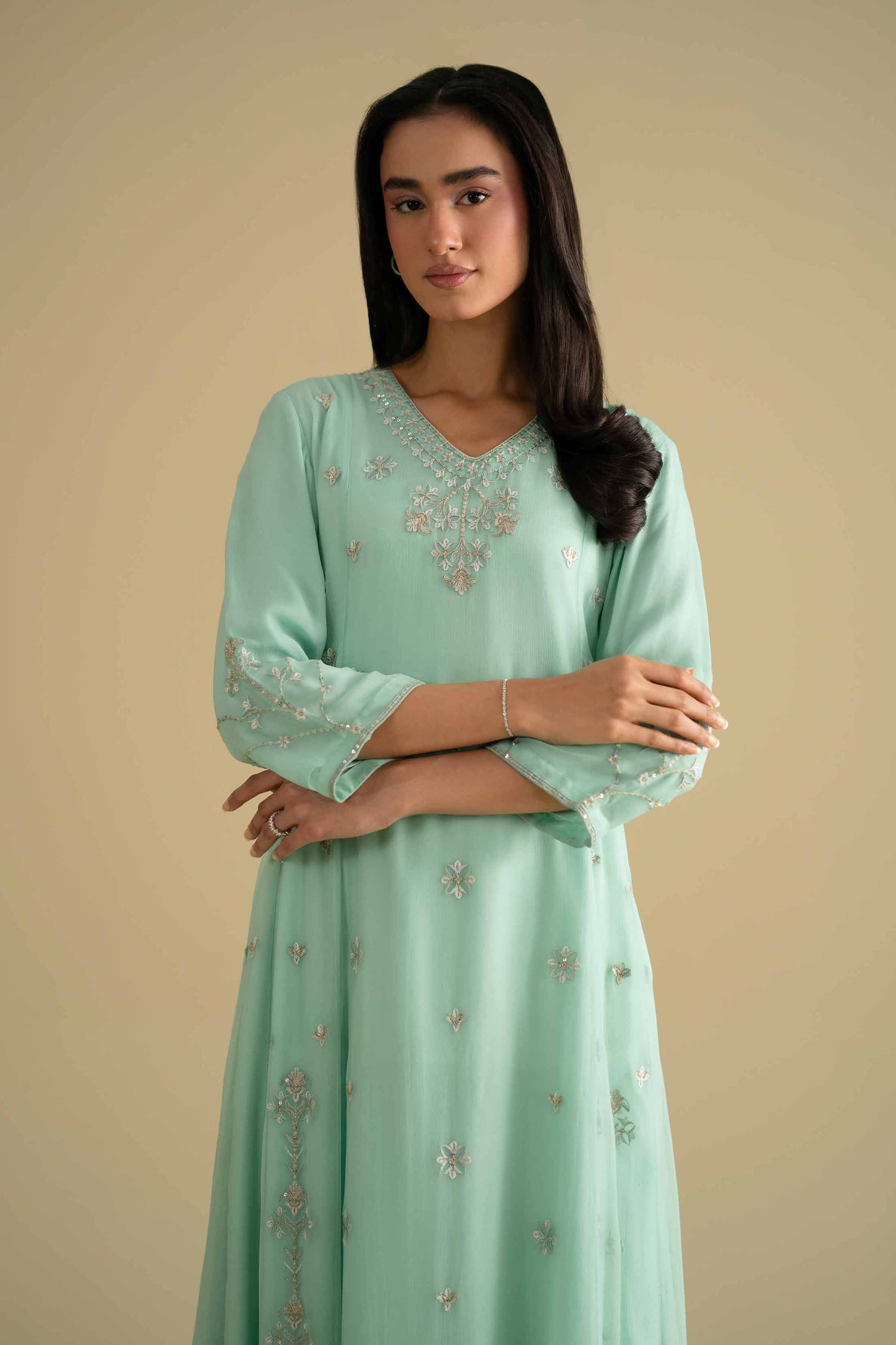 2 Piece - Embroidered Suit - KFE26-61 for Women - Pret Collection | Nishat | Shop Online