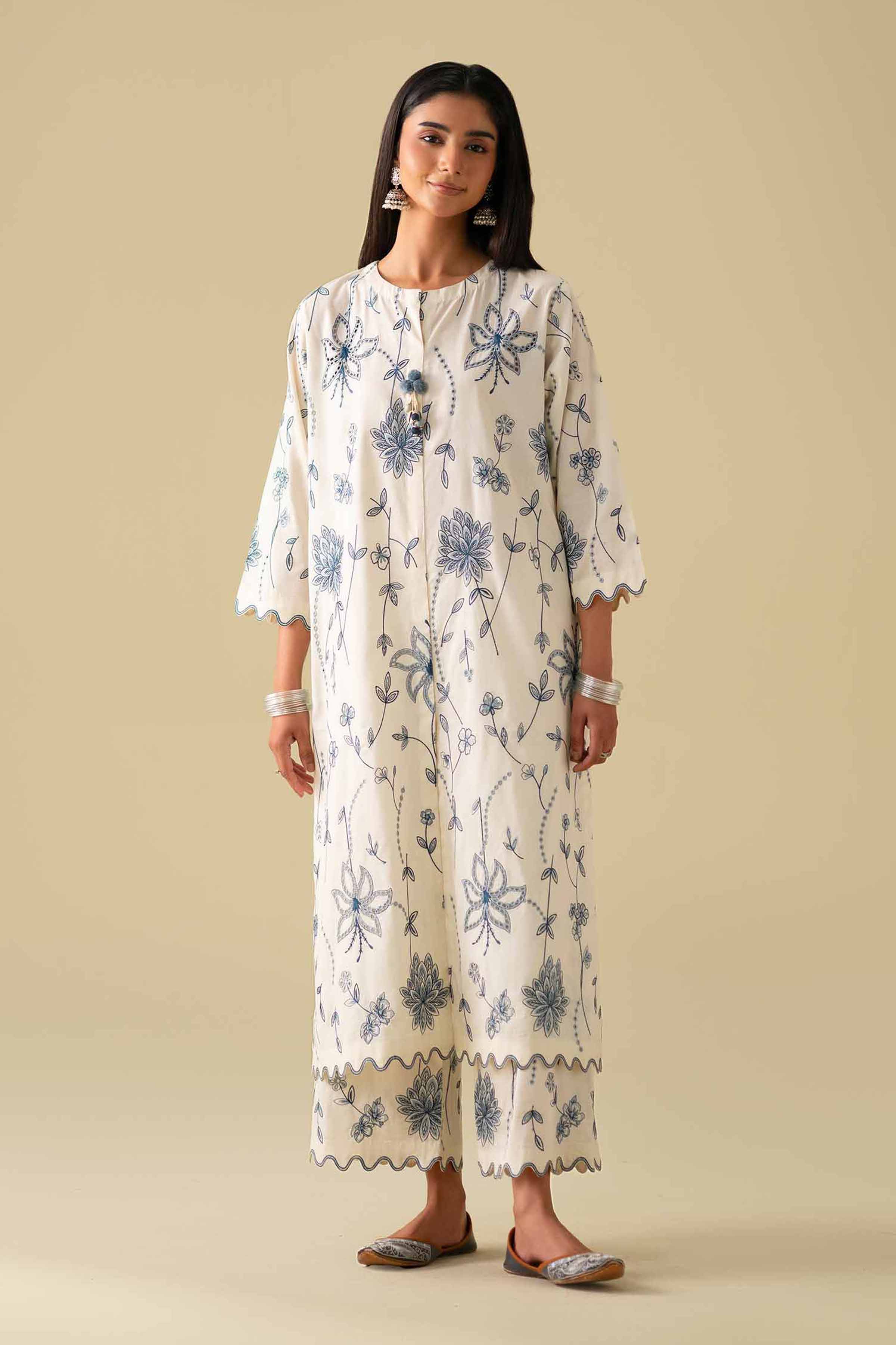 2 Piece - Embroidered Suit - KFE26-66 for Women - Pret Collection | Nishat | Shop Online