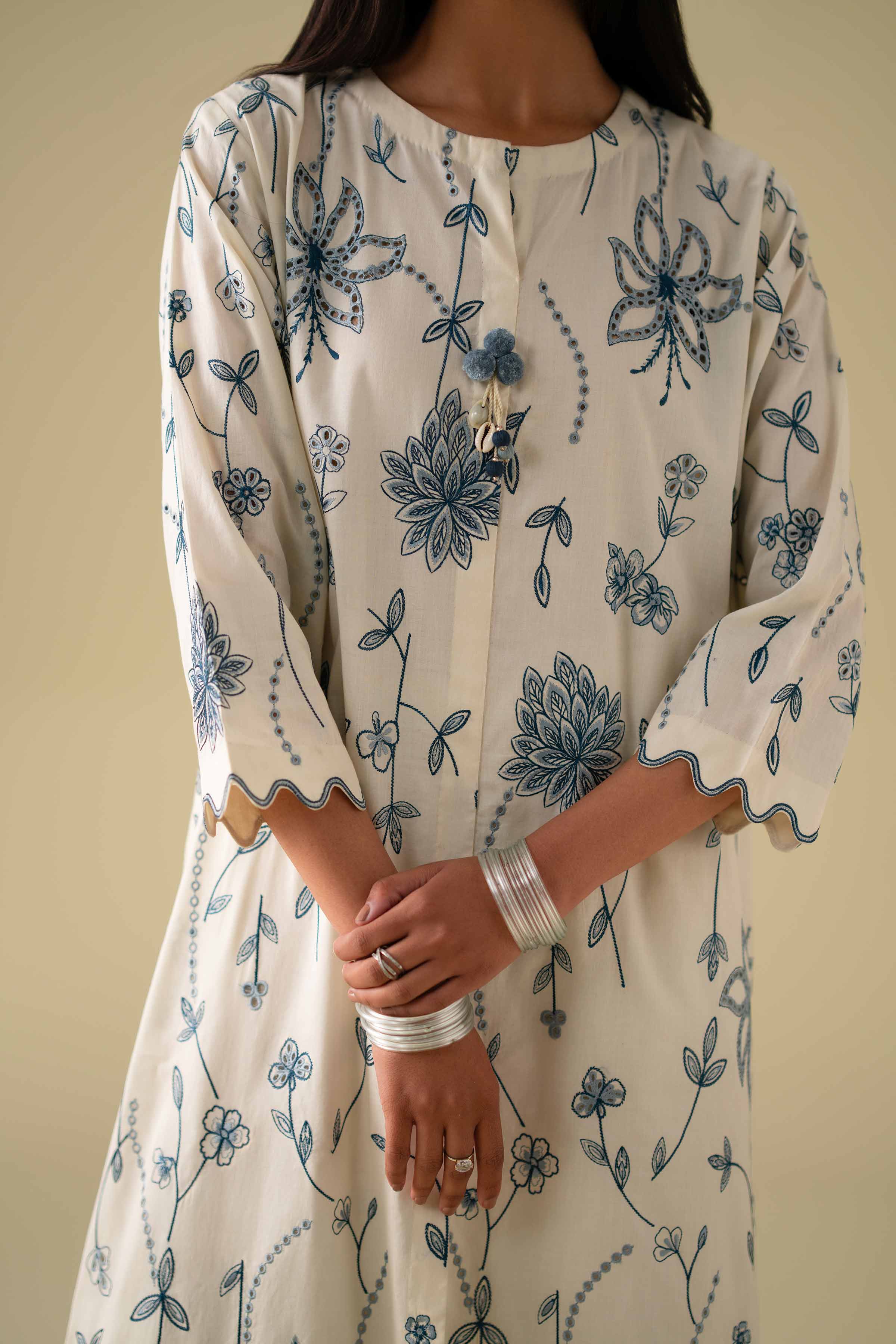 2 Piece - Embroidered Suit - KFE26-66 for Women - Pret Collection | Nishat | Shop Online