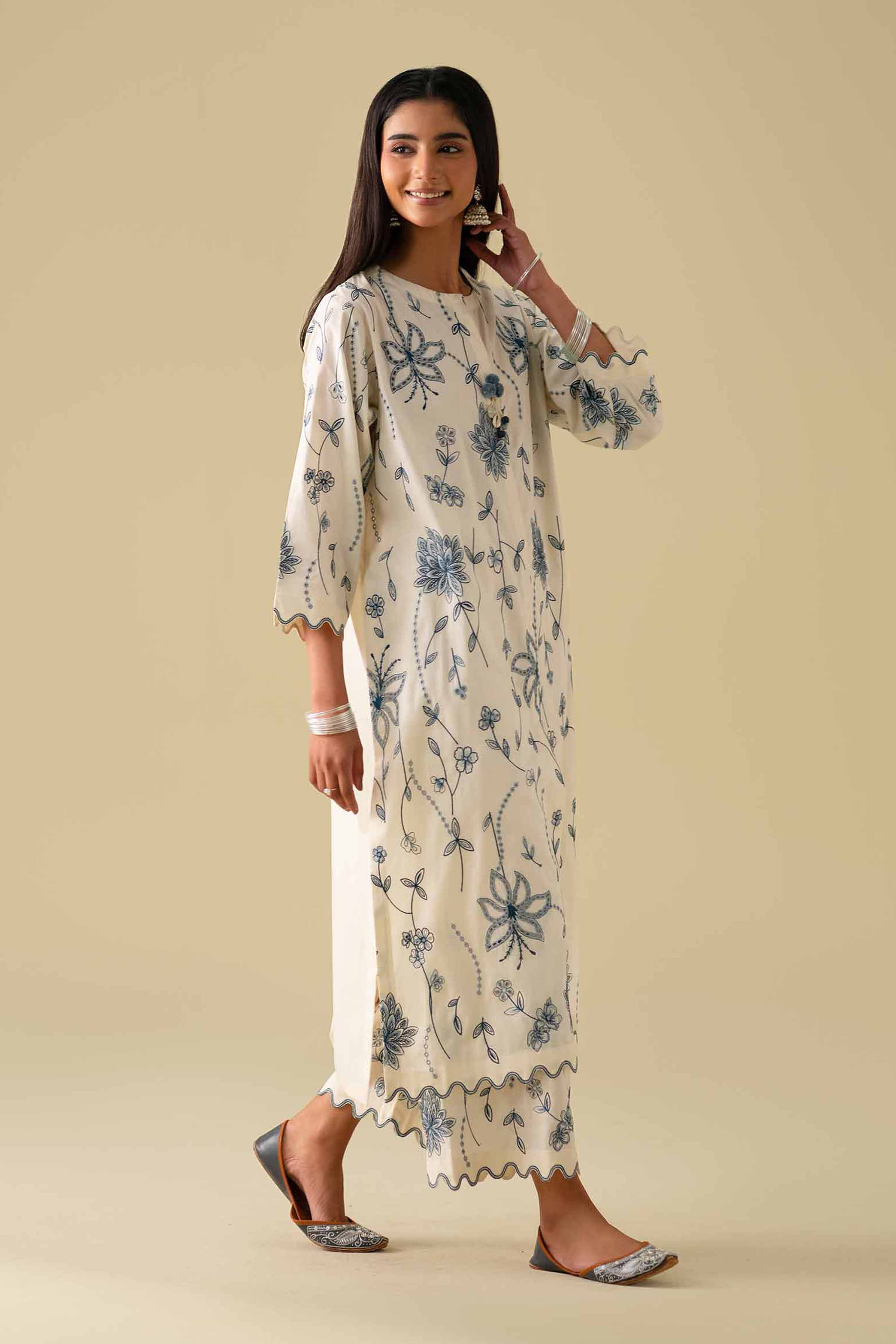 2 Piece - Embroidered Suit - KFE26-66 for Women - Pret Collection | Nishat | Shop Online