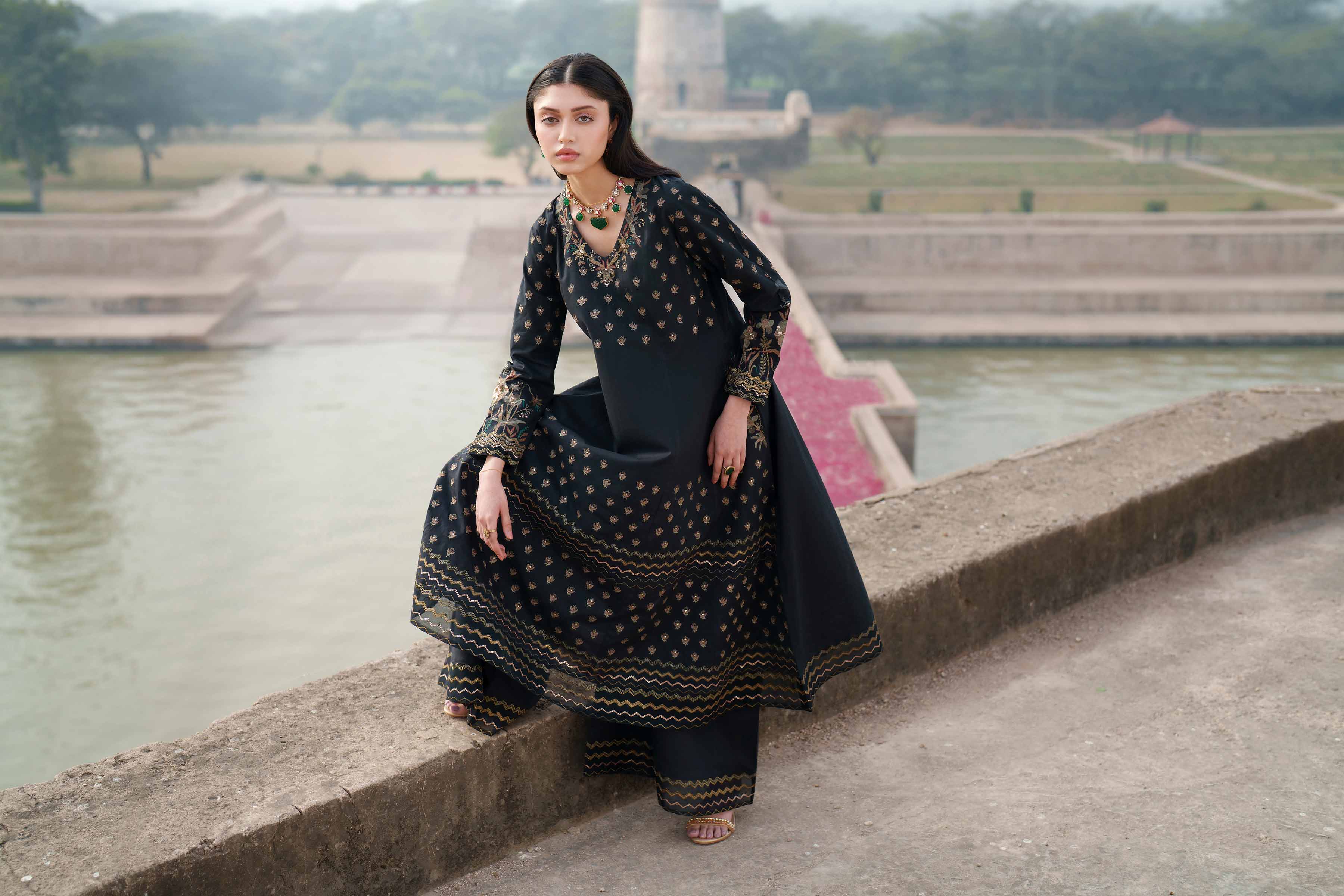 2 Piece - Embroidered Suit - KFE26-67 for Women - Pret Collection | Nishat | Shop Online