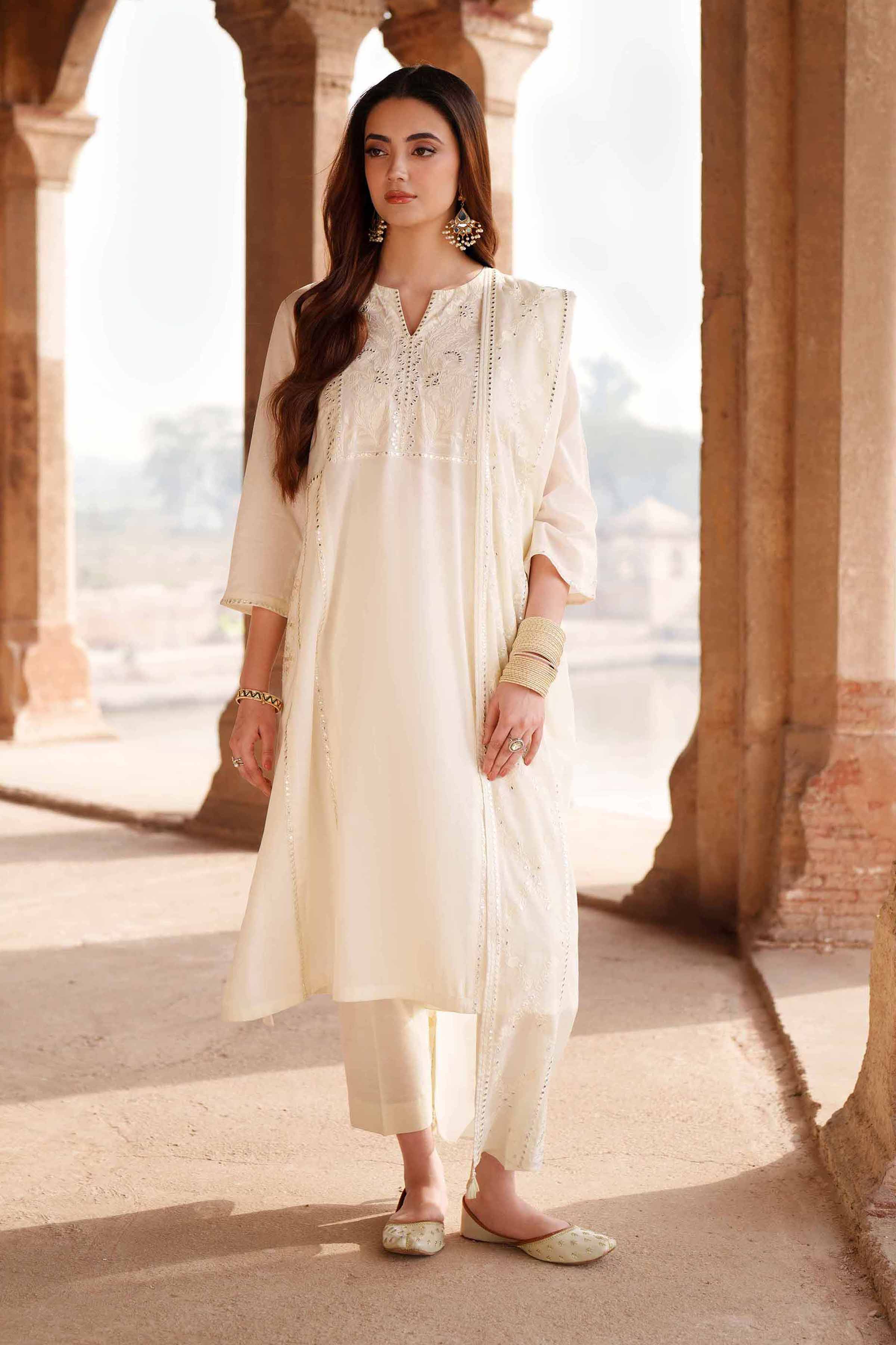 3 Piece - Embroidered Suit - KFE26-76 for Women - Pret Collection | Nishat | Shop Online