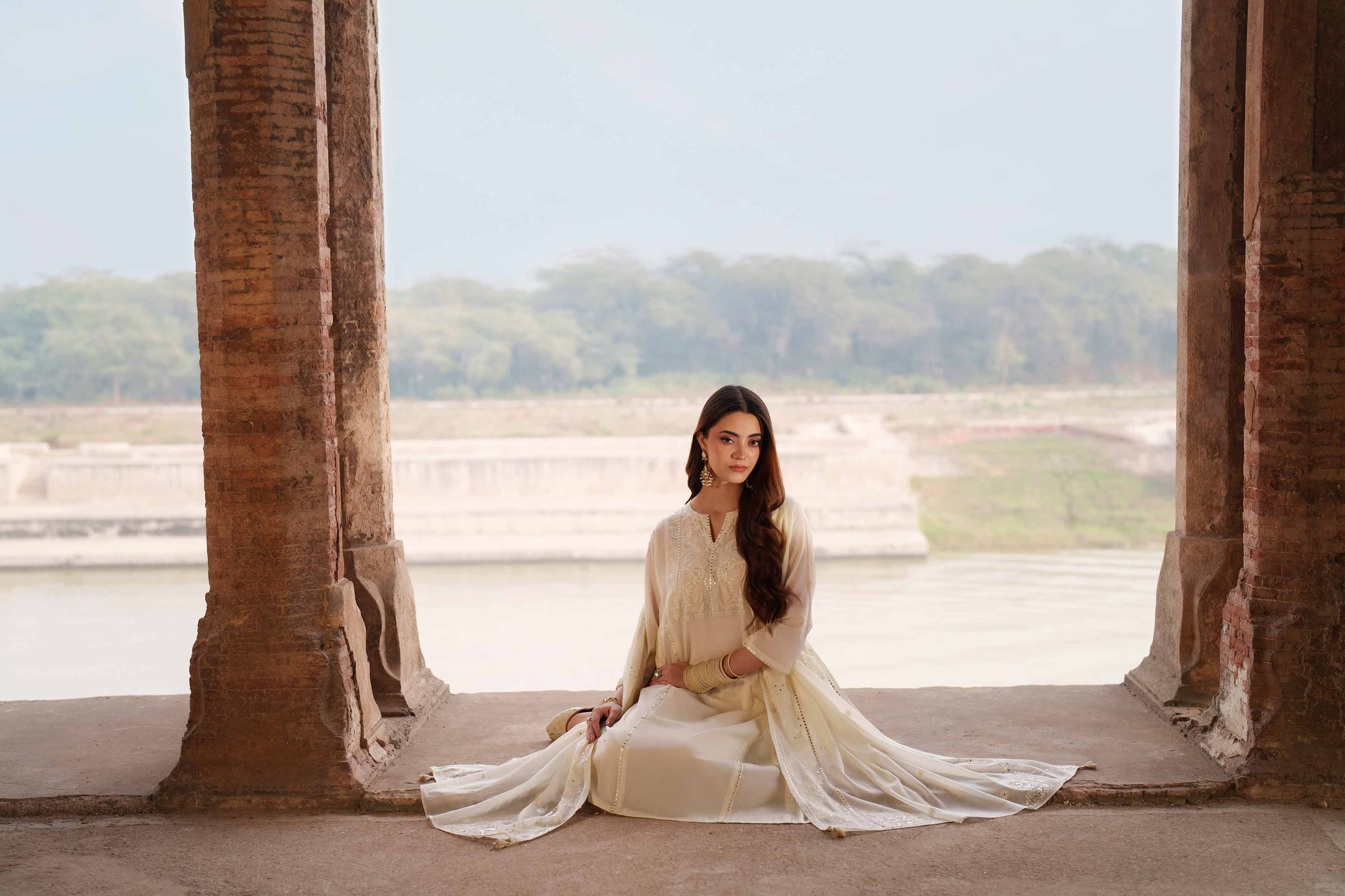 3 Piece - Embroidered Suit - KFE26-76 for Women - Pret Collection | Nishat | Shop Online