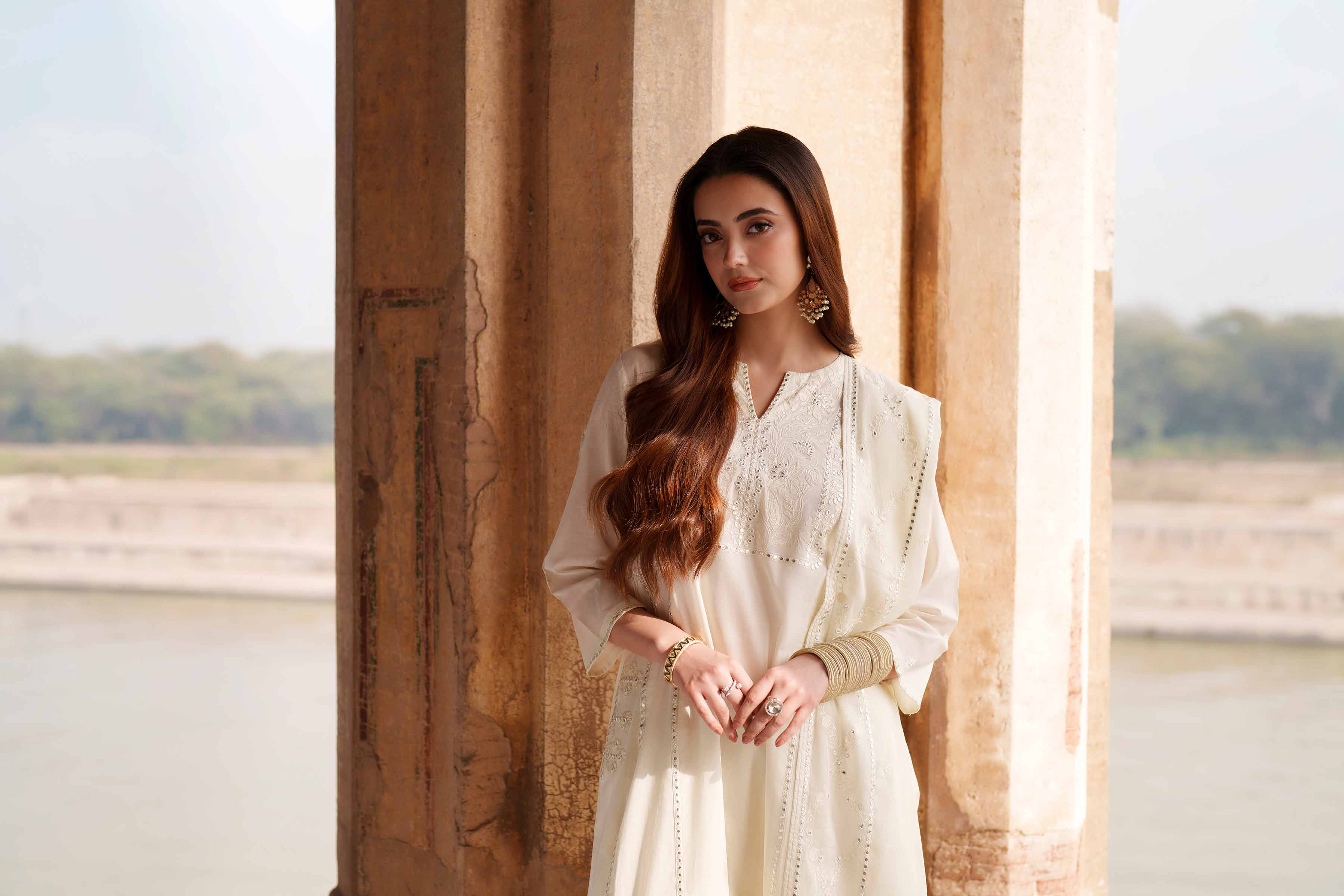 3 Piece - Embroidered Suit - KFE26-76 for Women - Pret Collection | Nishat | Shop Online