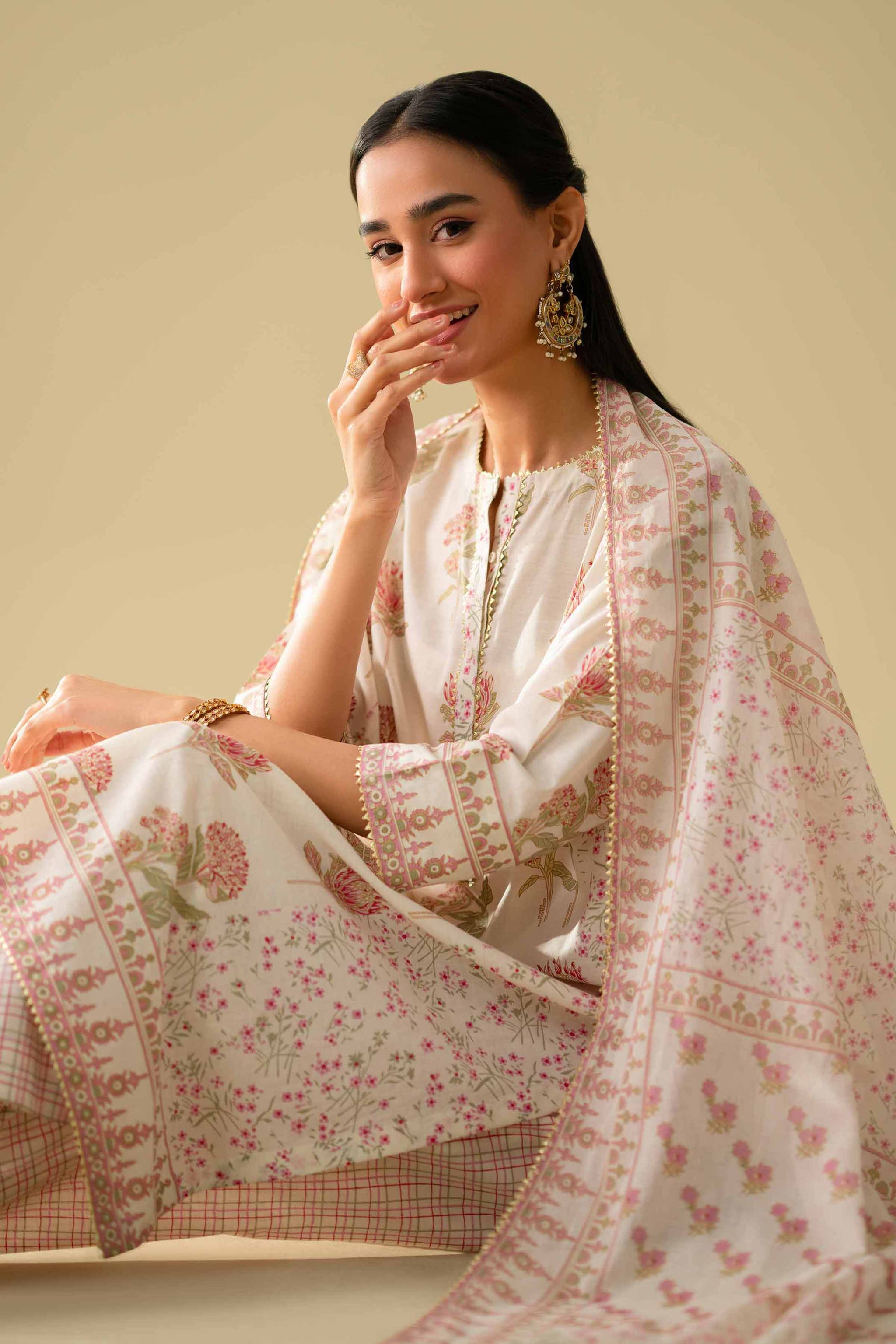 3 Piece - Printed Suit - KFE26-78