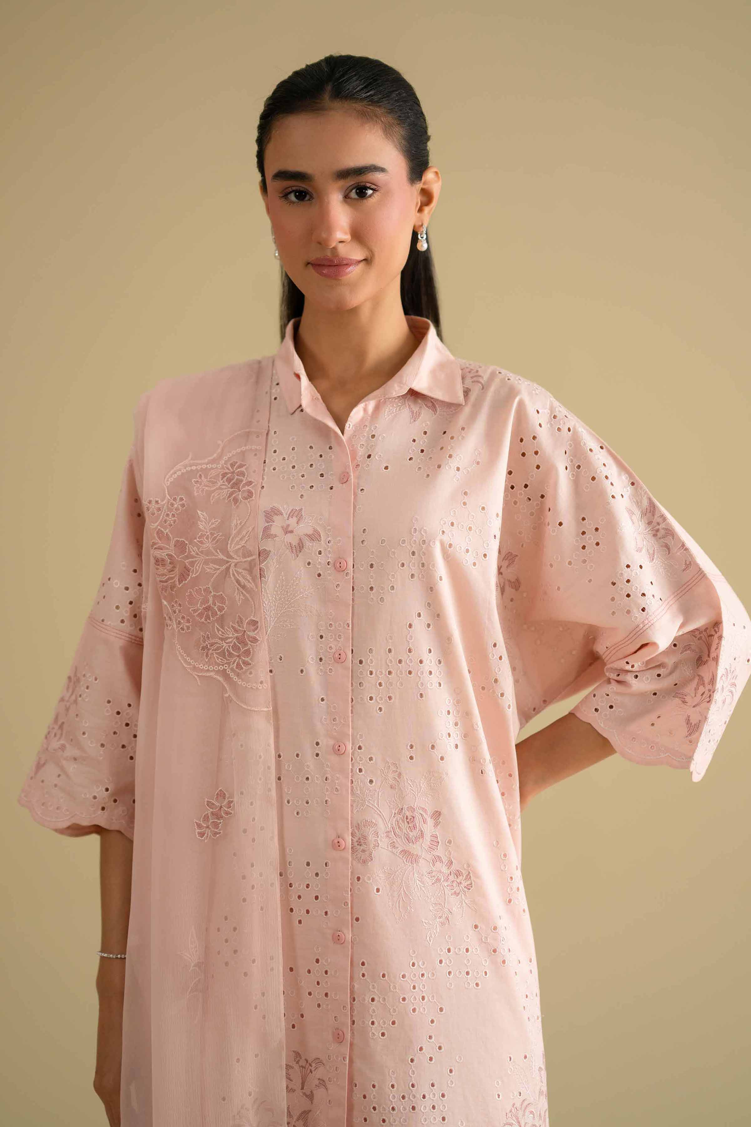 3 Piece - Embroidered Suit - KFE26-89 for Women - Pret Collection | Nishat | Shop Online