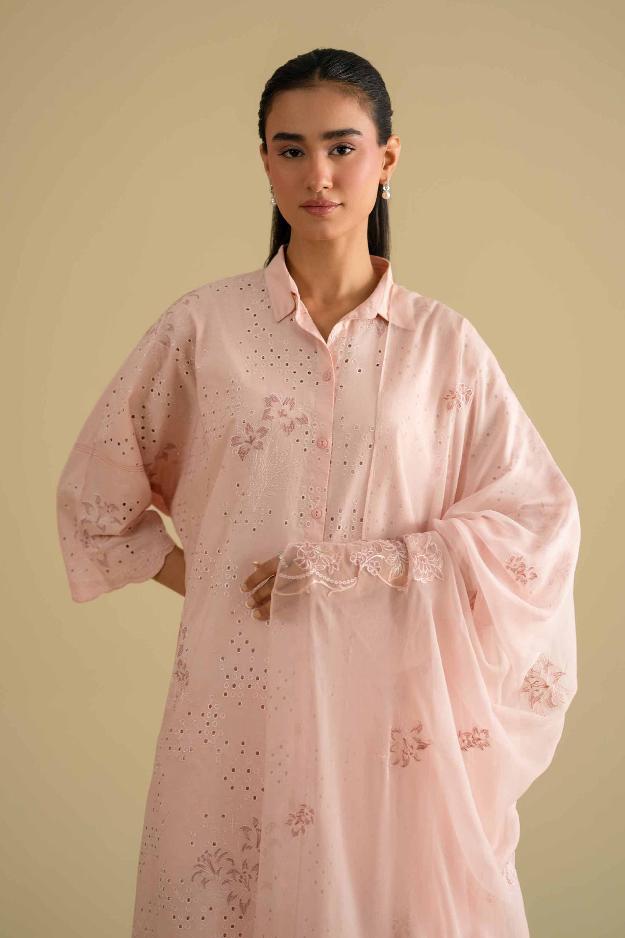 3 Piece - Embroidered Suit - KFE26-89 for Women - Pret Collection | Nishat | Shop Online