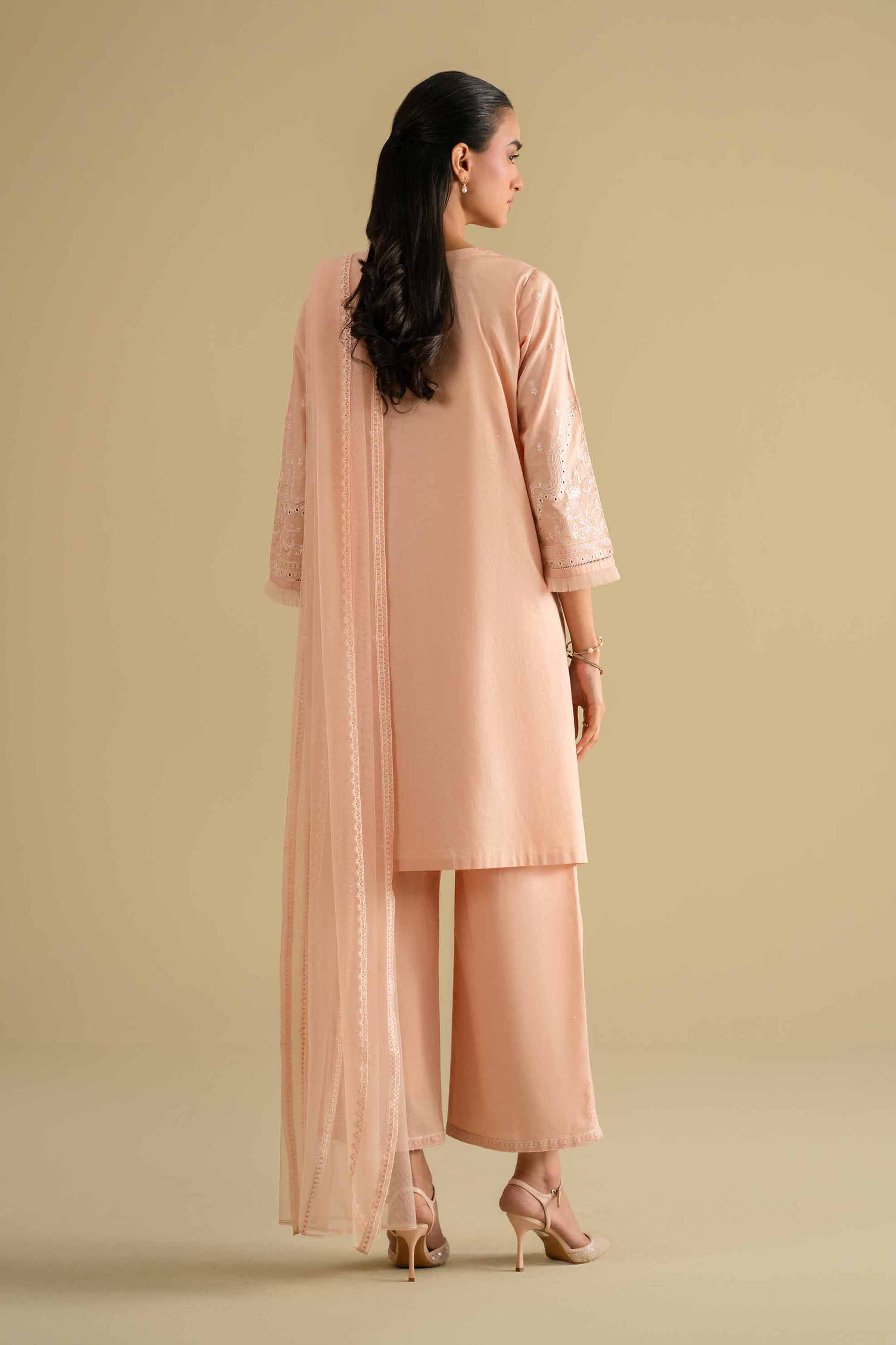 3 Piece - Embroidered Suit - KFE26-90 for Women - Pret Collection | Nishat | Shop Online